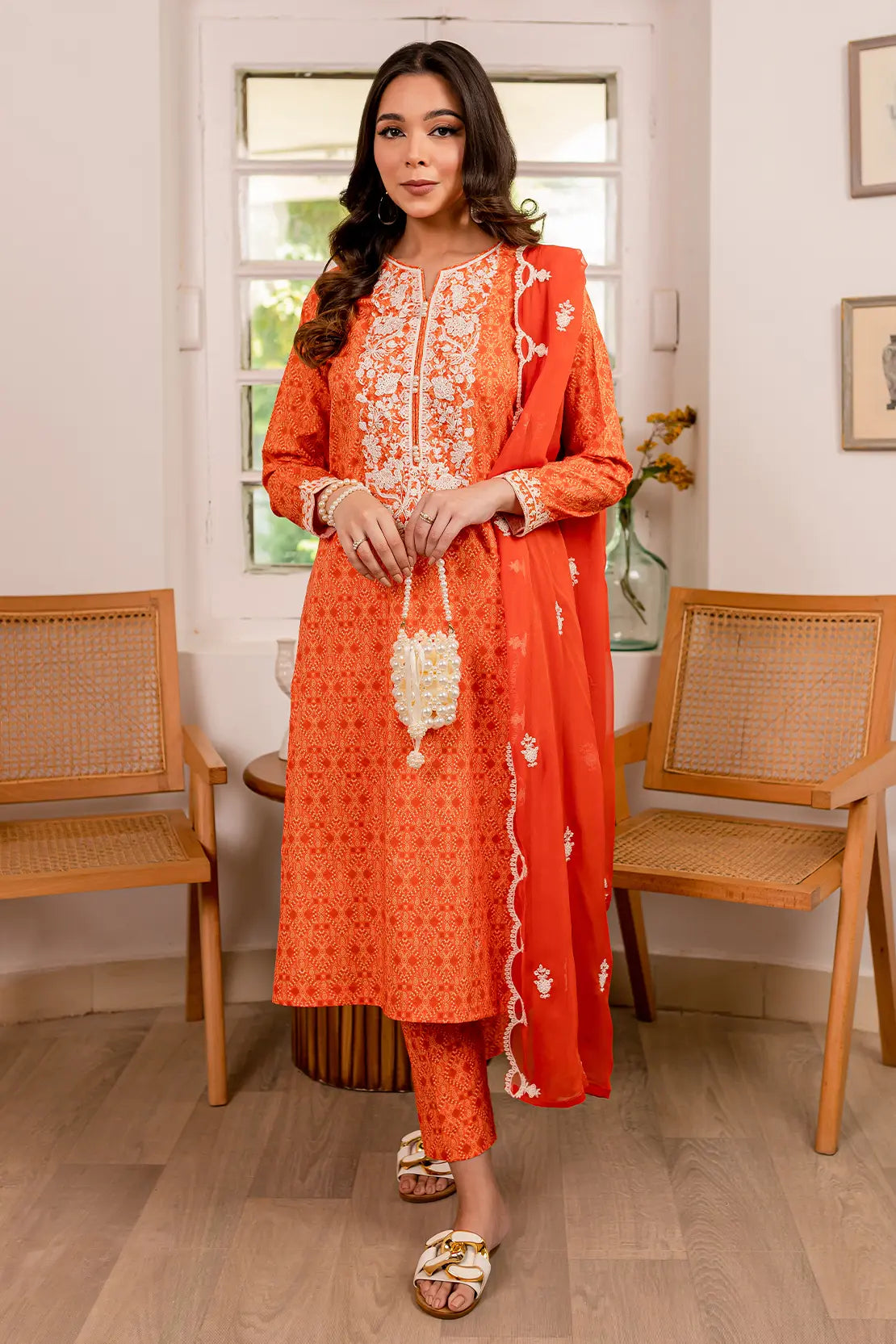 cambric Unstitched in Orange