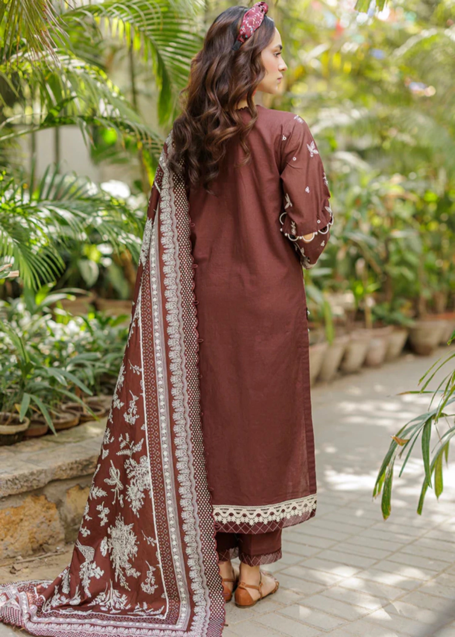 cotton Unstitched in Chocolate brown