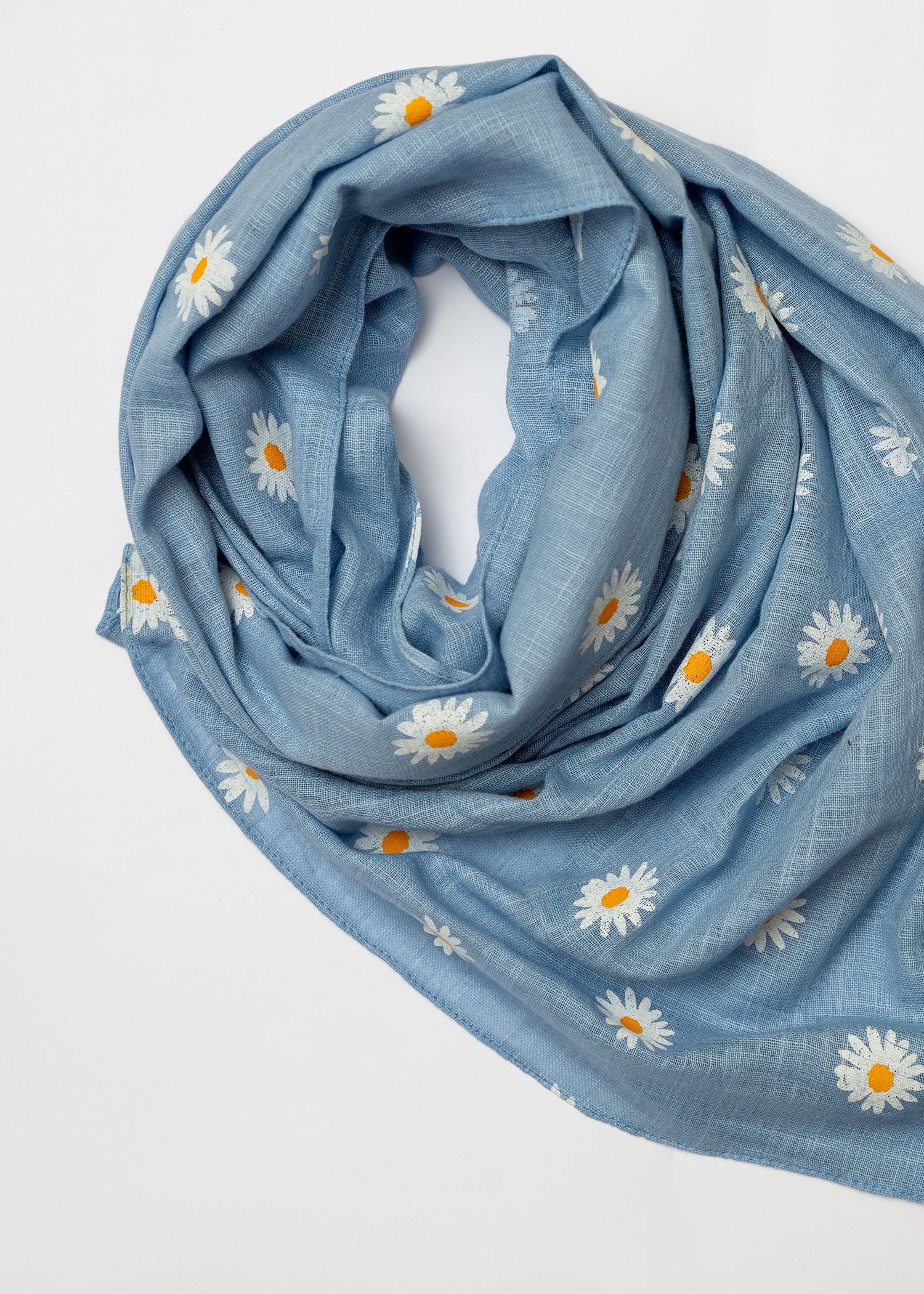 Scarf in Light blue Color by - Trendy Women Scarf IVJ0668
