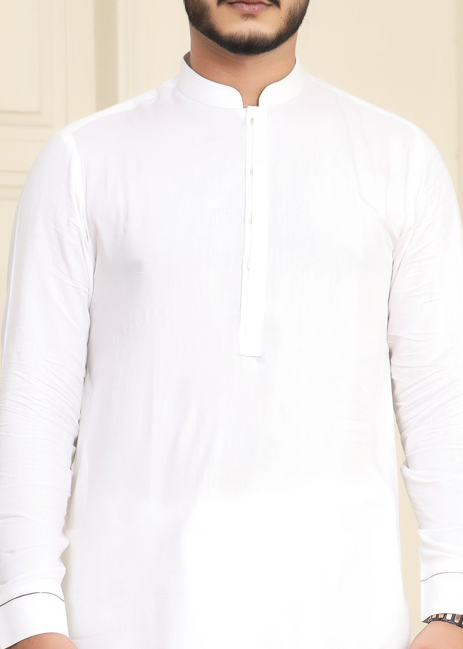 viscose Shalwar Kameez in White