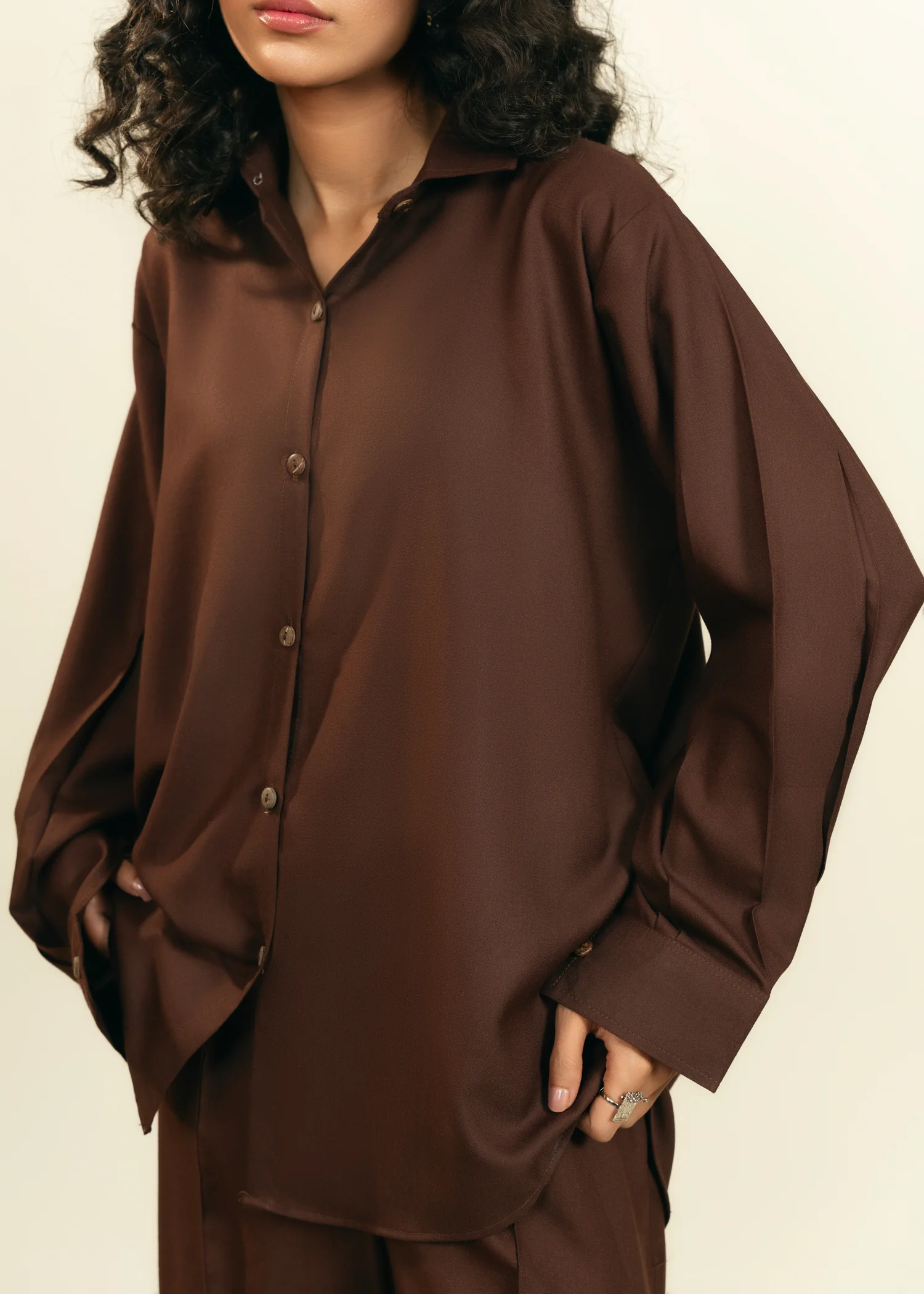 marina Co ord Sets in Espresso brown