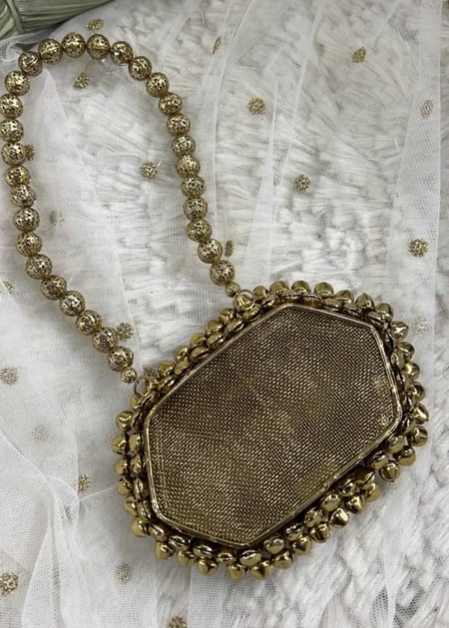 Clutch in Gold Color by - Trendy Women Clutch IJE4791