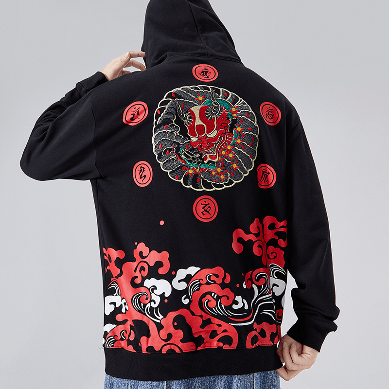 Hip-Hop Loose plus Size Pullover Hoodie Sweater