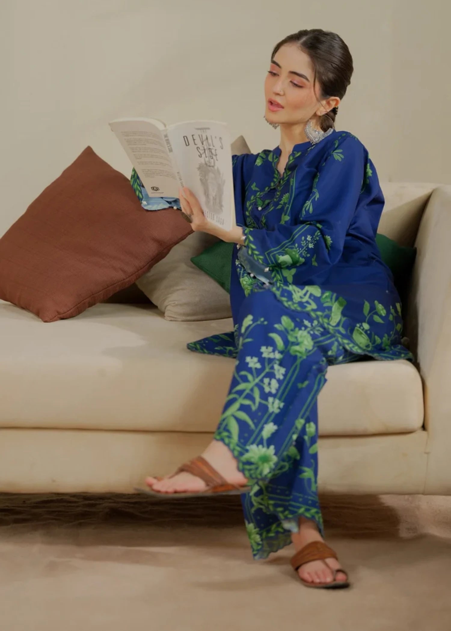 cambric Co Ord Sets in Blue