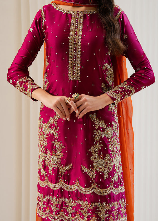 charmuse/shamooz Kurta Set in Burgundy