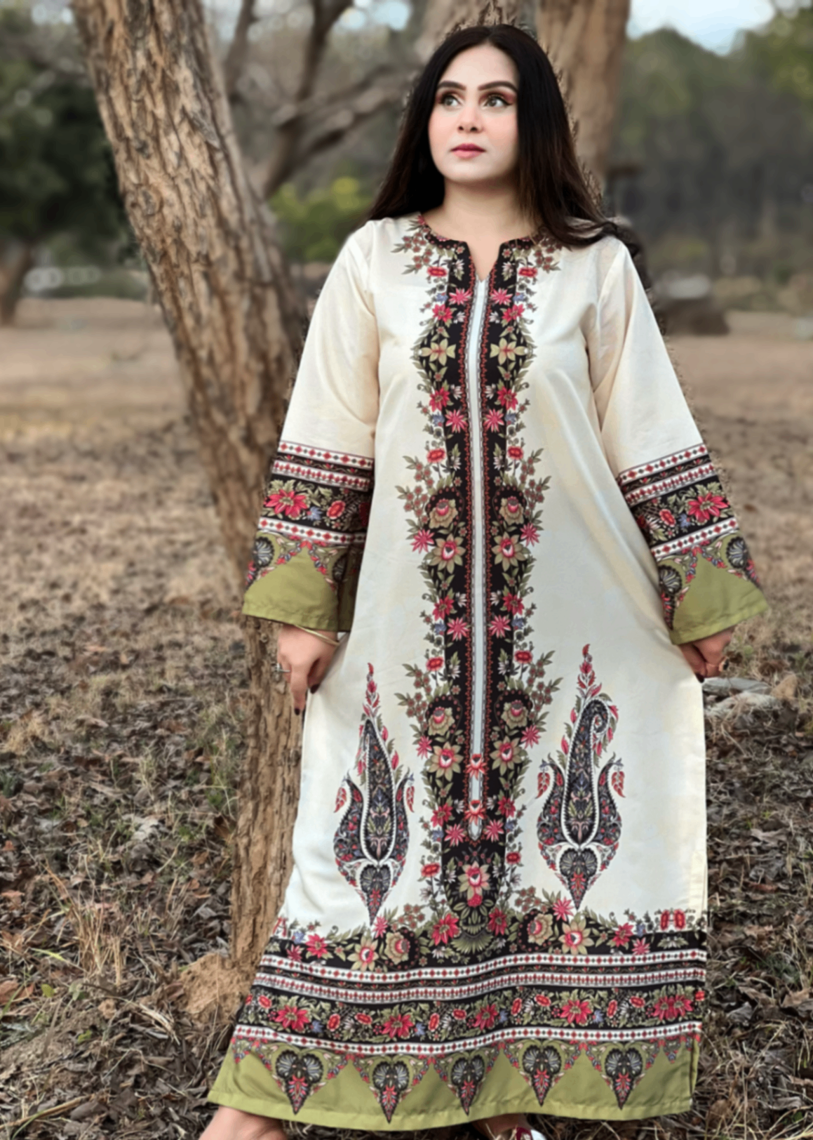 grip Kaftan in Champagne
