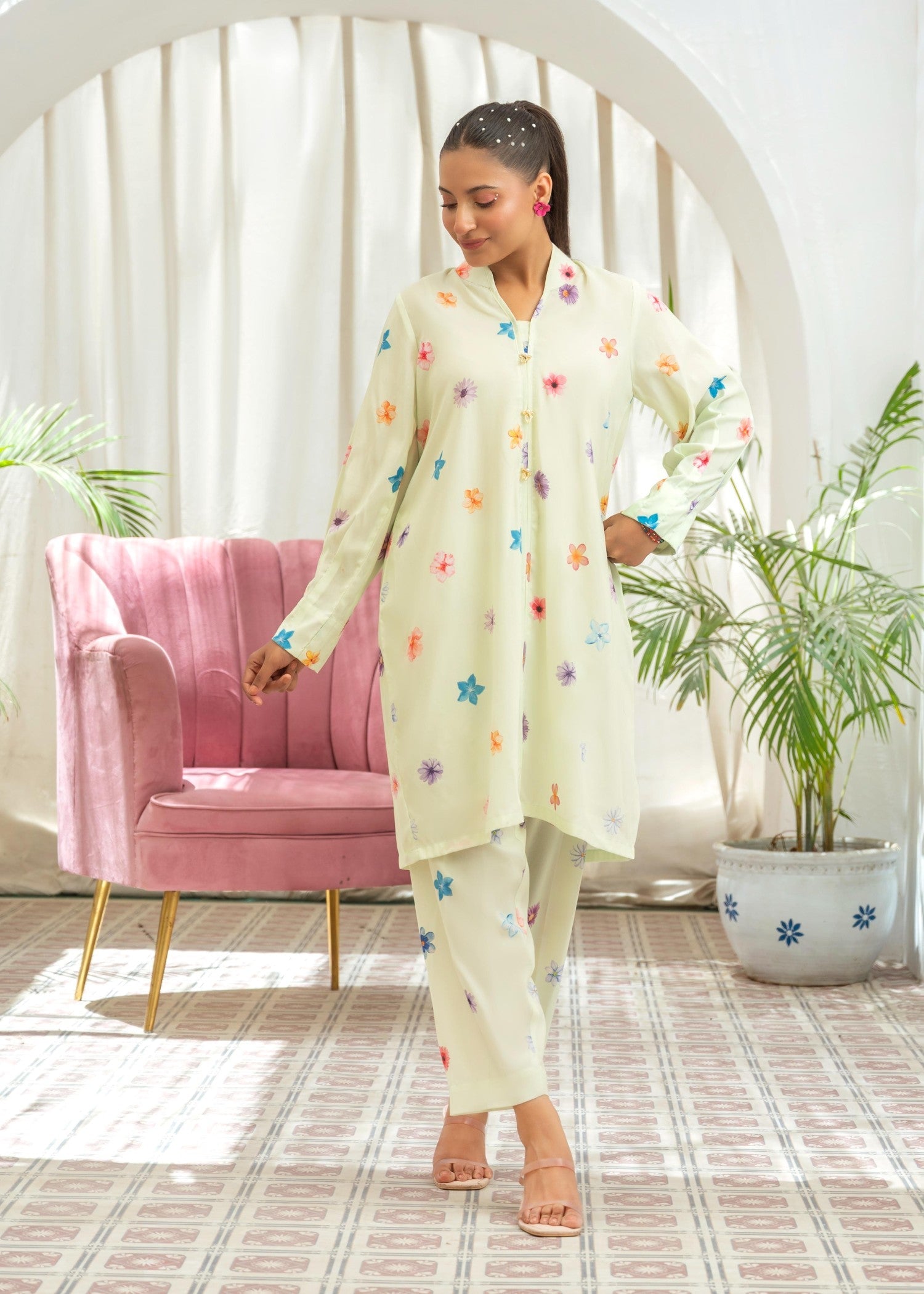 cambric Co Ord Sets in Butter