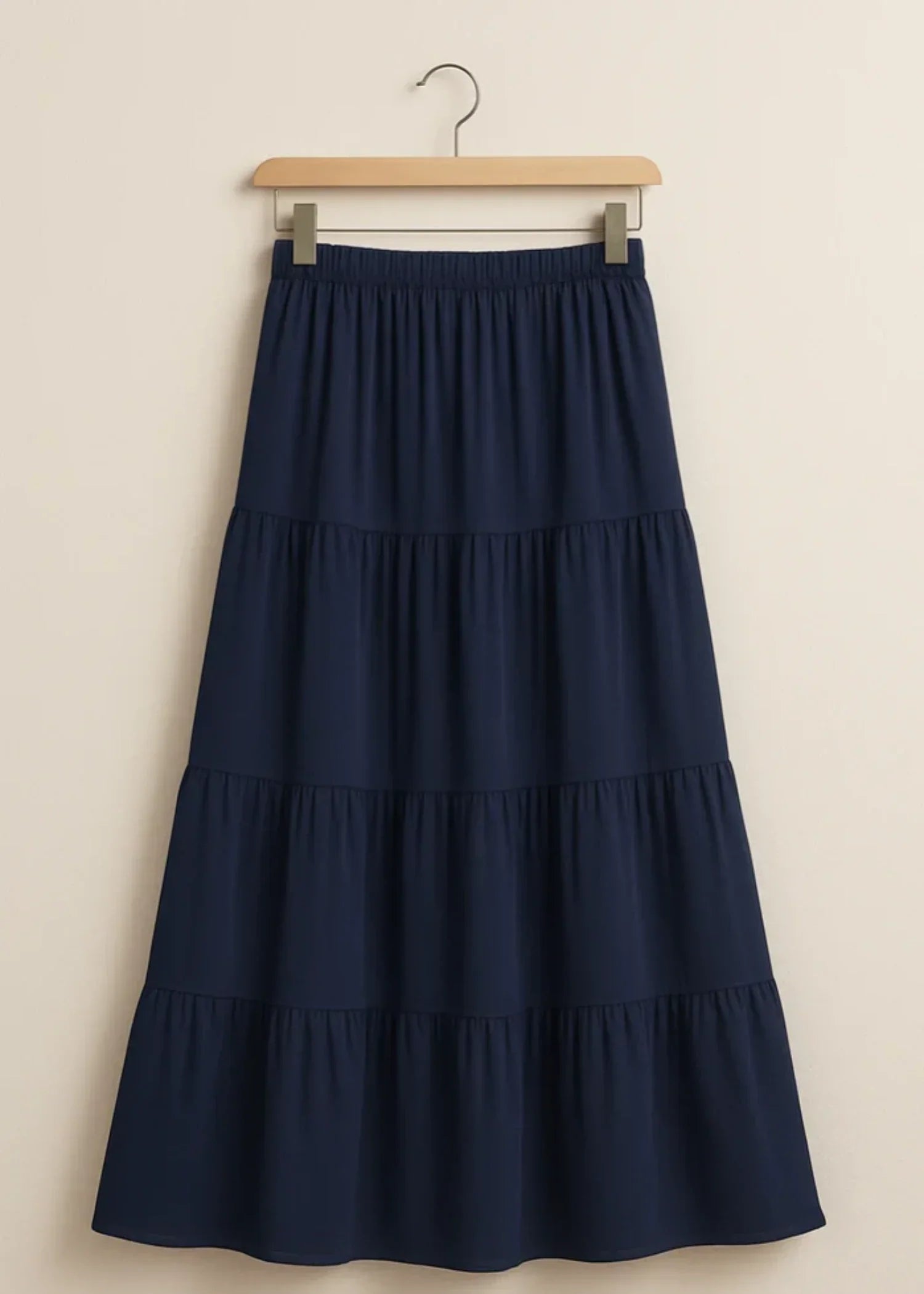 georgette Skirt in Navy blue