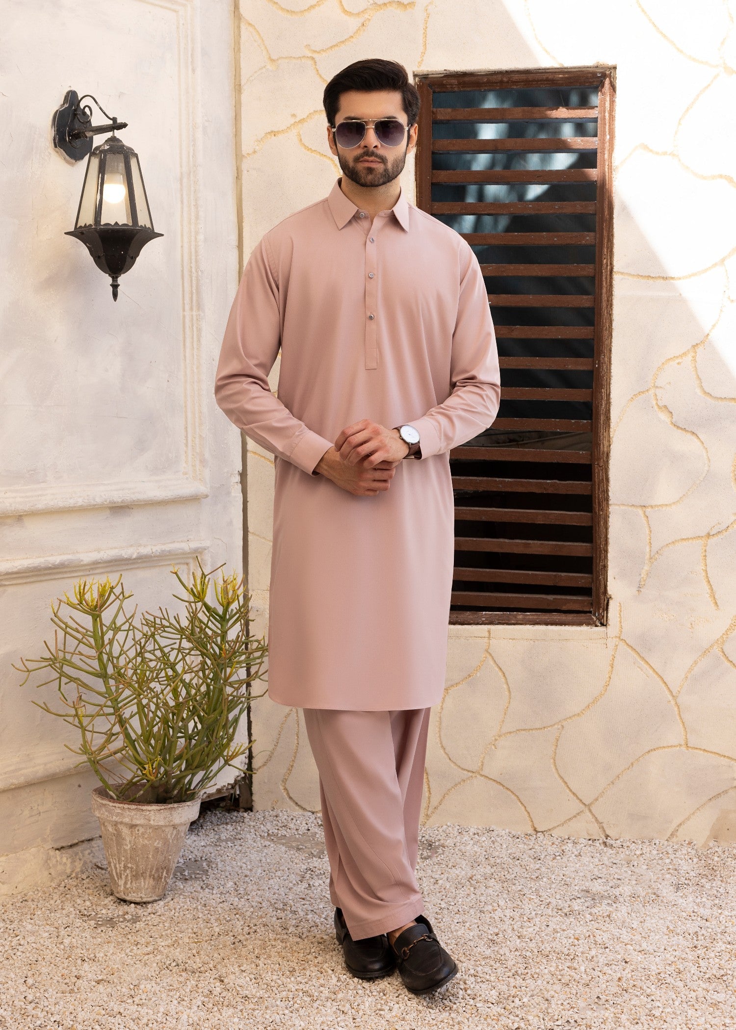 wash & wear Shalwar Kameez in Pink