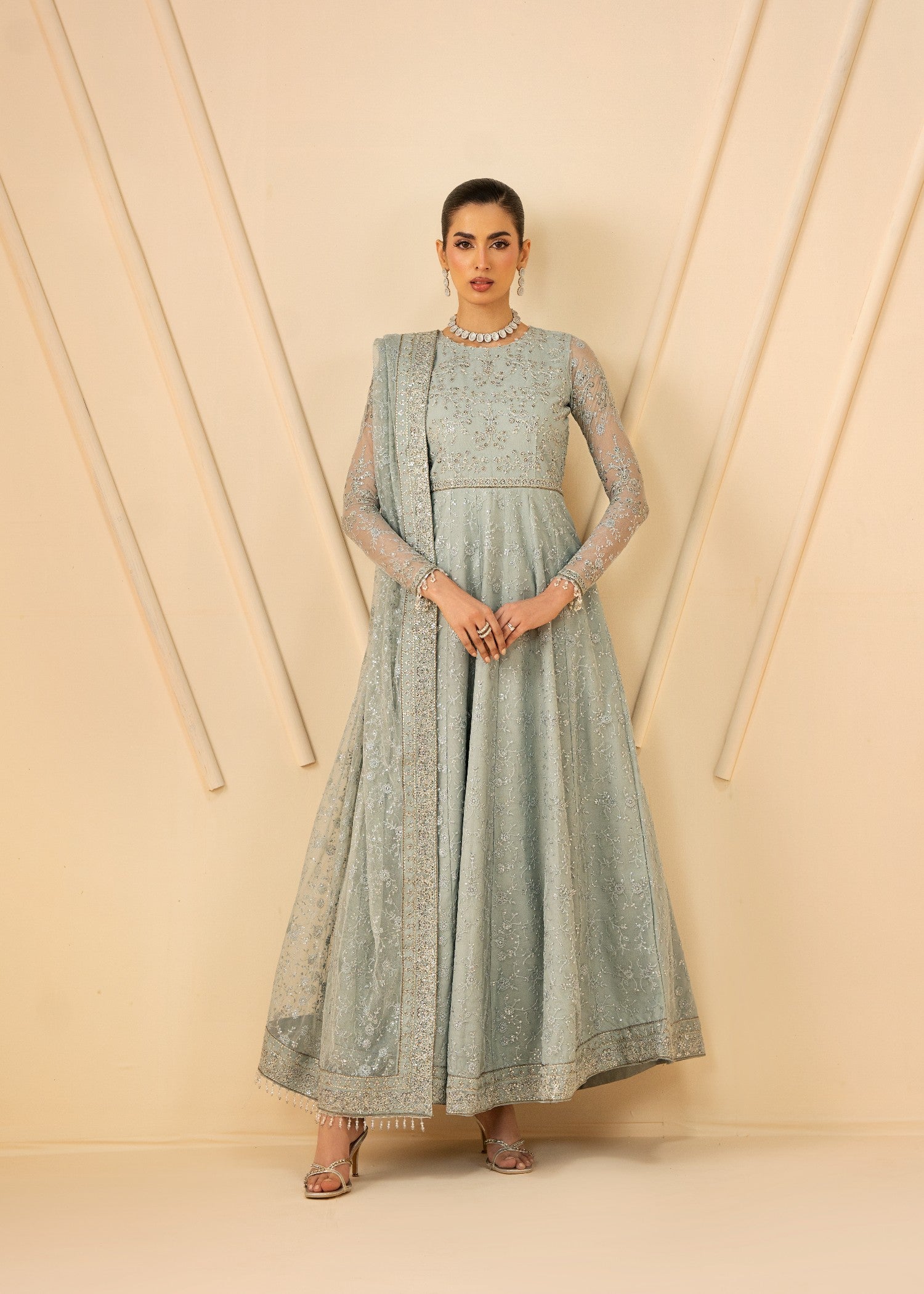 net Maxi in Dark grey