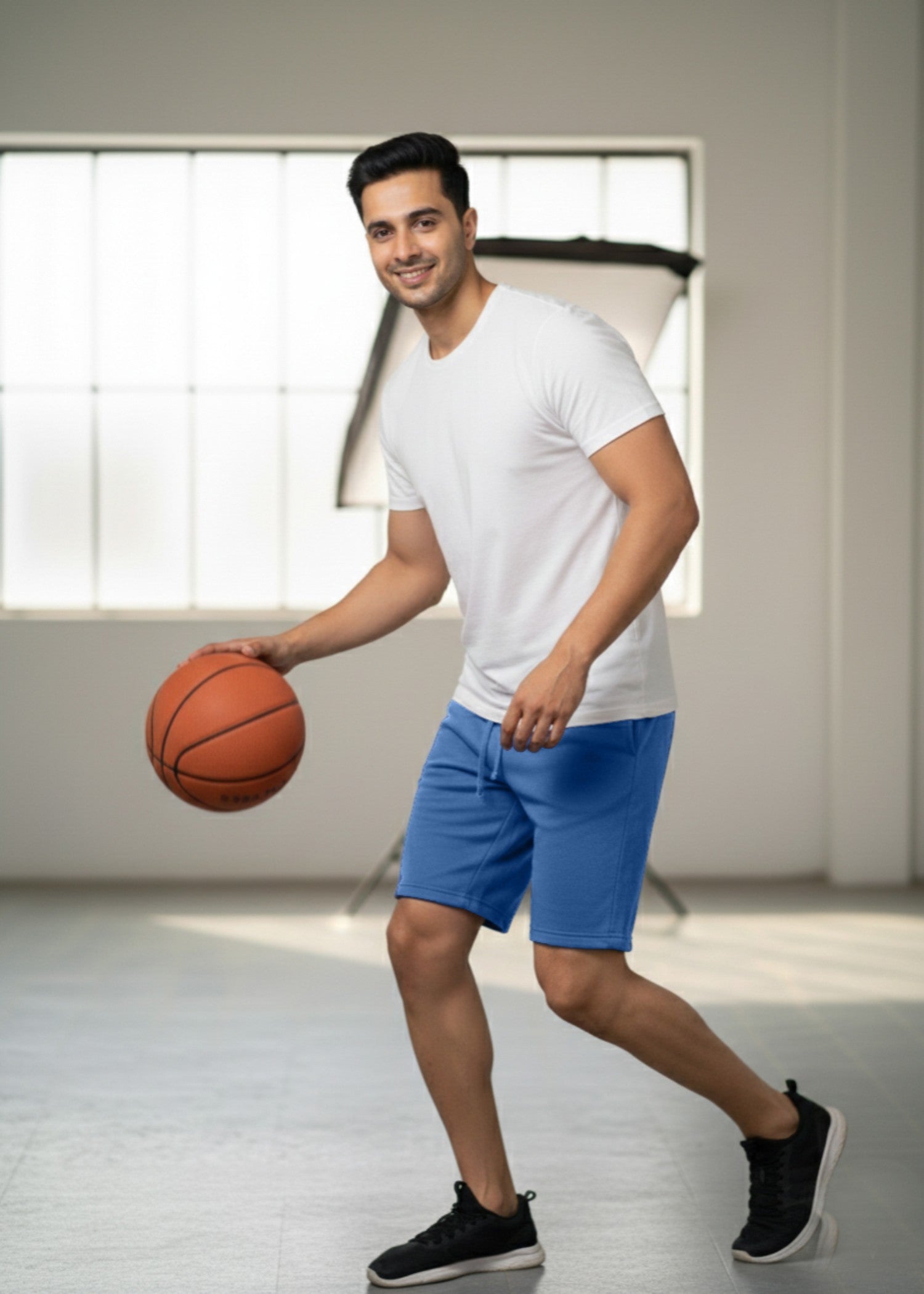 terry Shorts in Cornflower blue