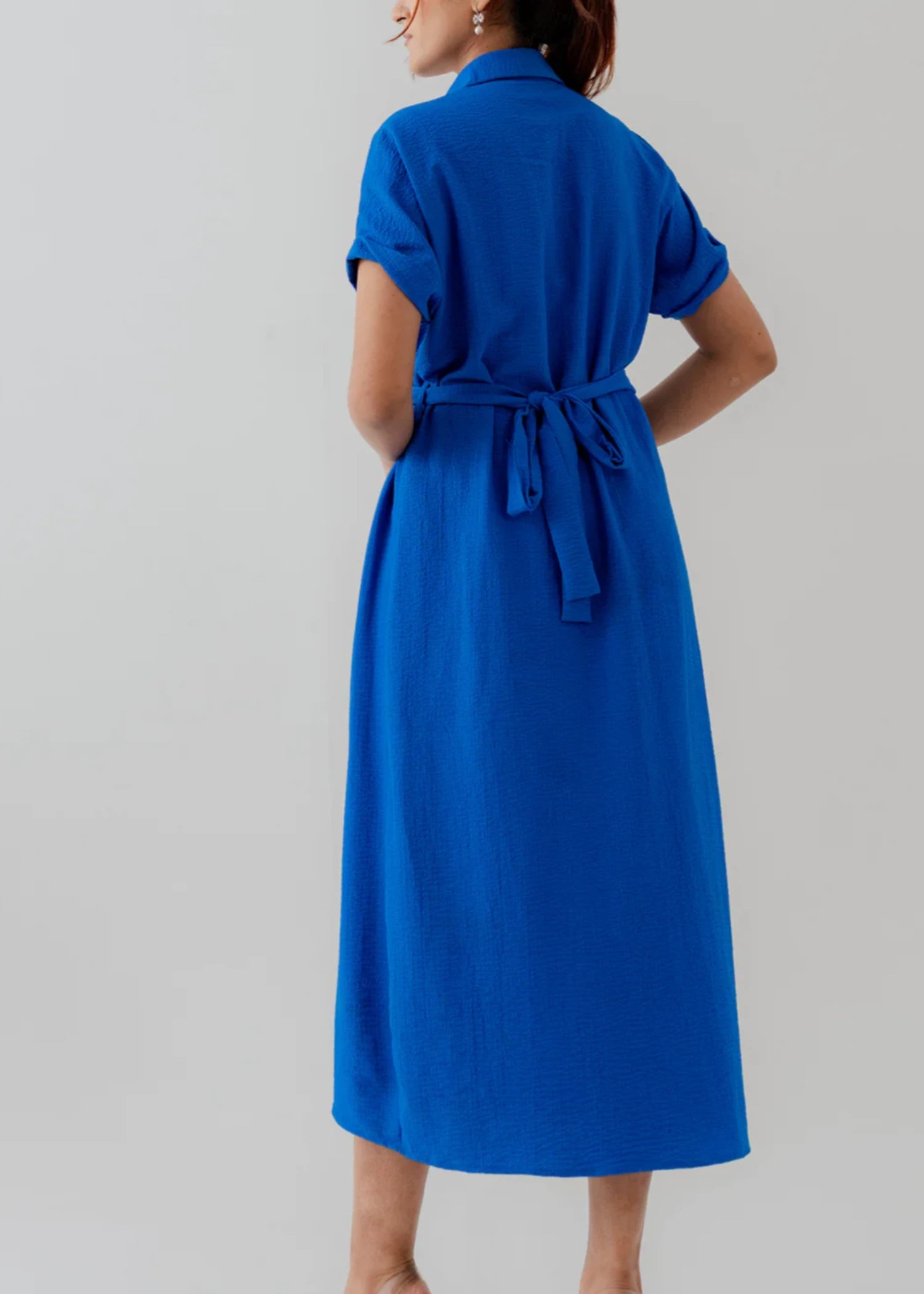 viscose Dress in Blue