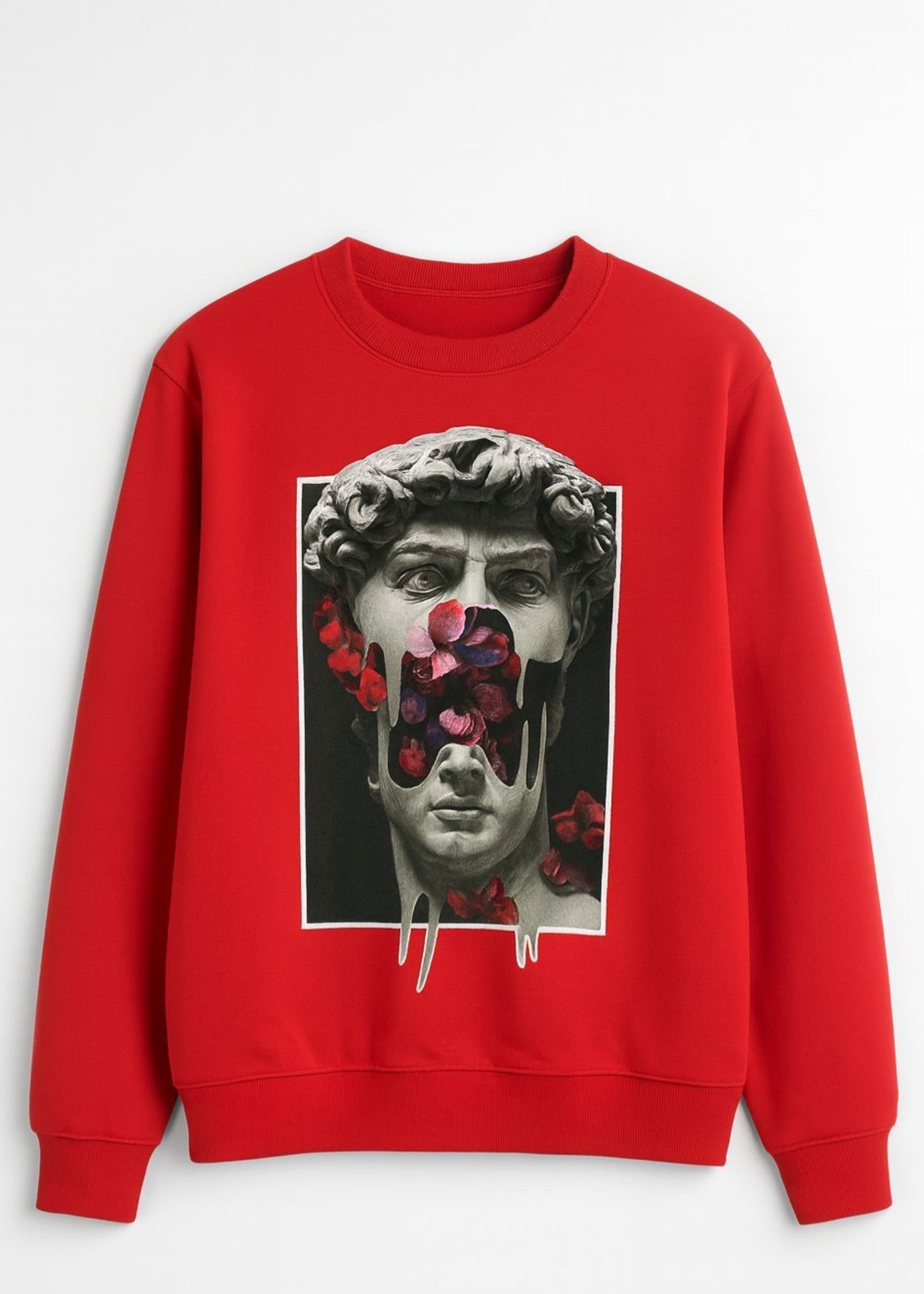 cotton jersey Sweatshirt in Red