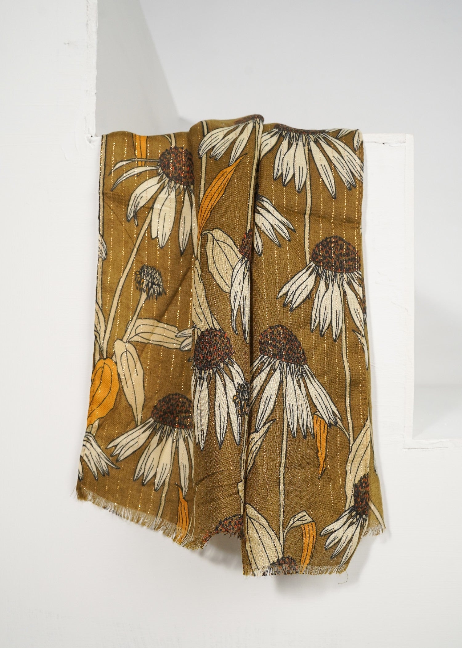 viscose Hijab in Brown, multi