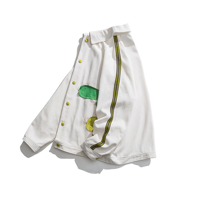 Patchwork Jacket Men'S and Women'S Autumn Couple Baseball Uniforms