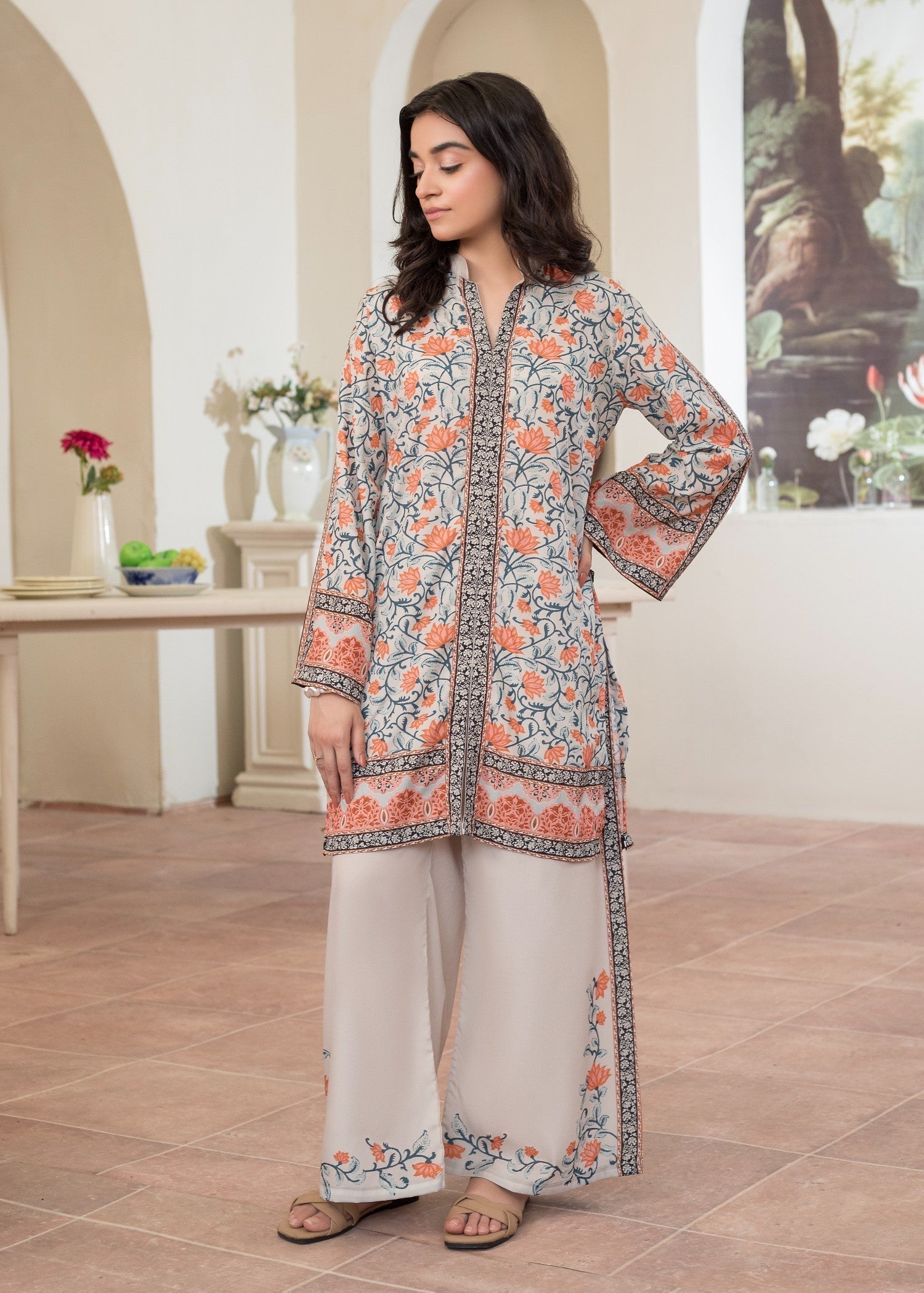 silk crepe Co Ord Sets in Multi