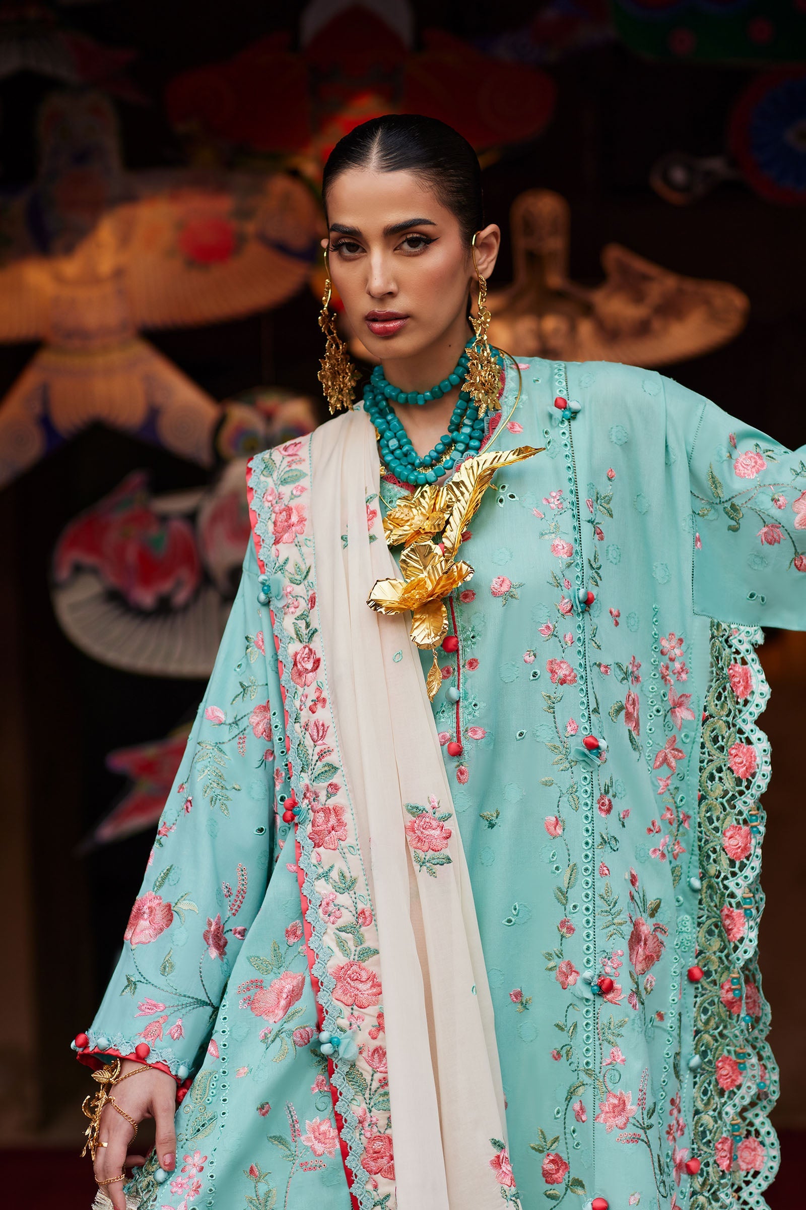 Kashmee Luxury Eid Lawn – GULRAAZ (EL26-08 B)