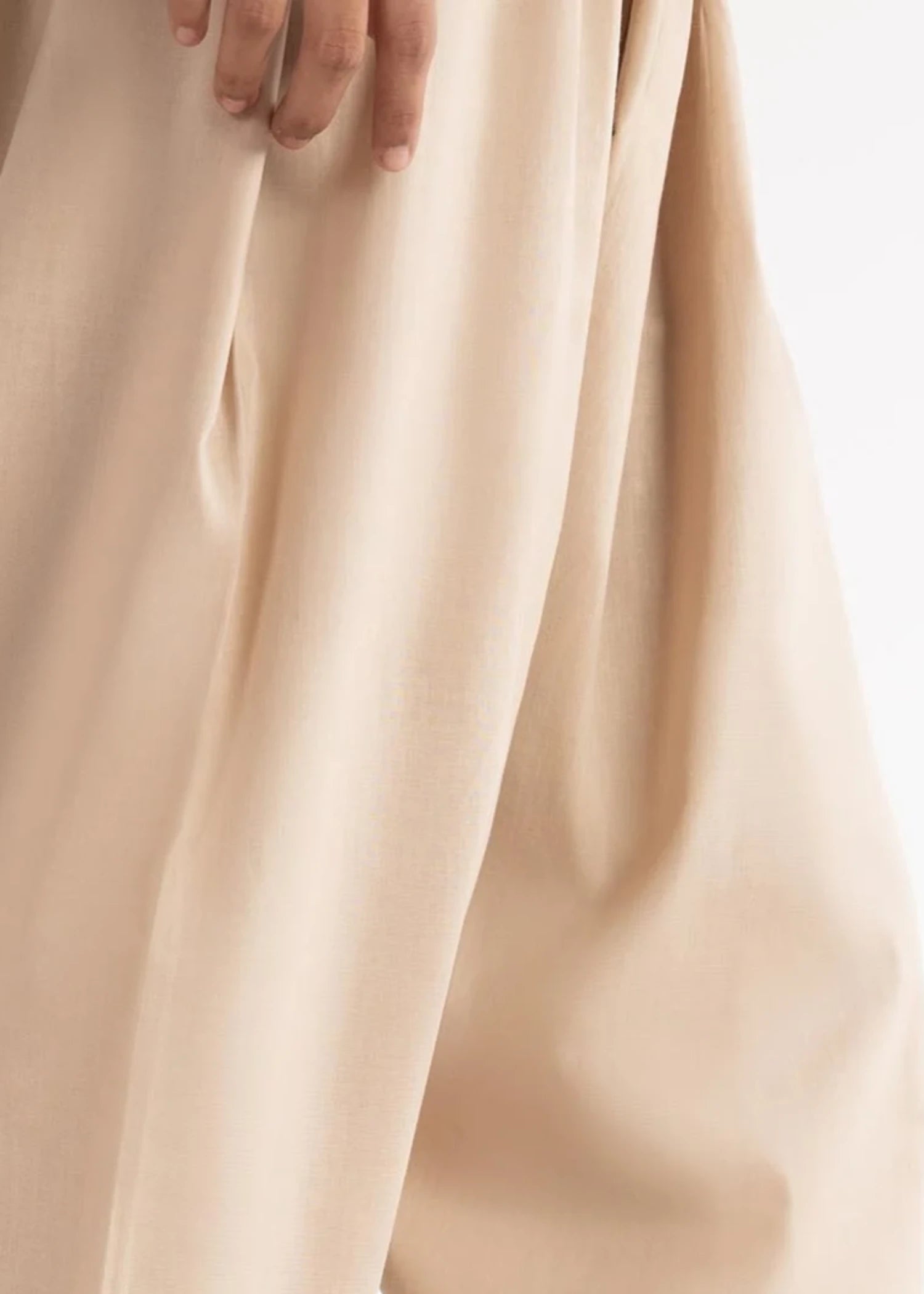 lawn Shalwar in Beige