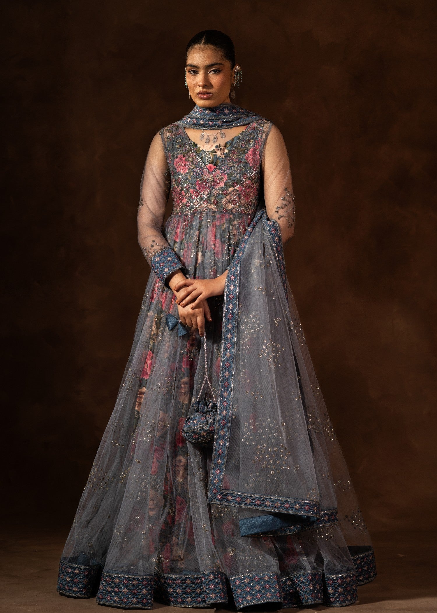 net Maxi in Cool grey