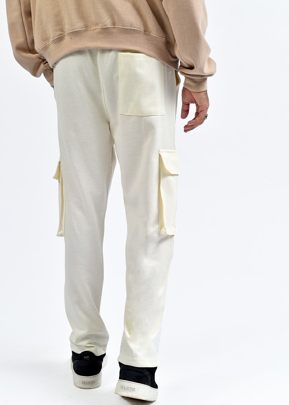 cotton Trousers in Ivory