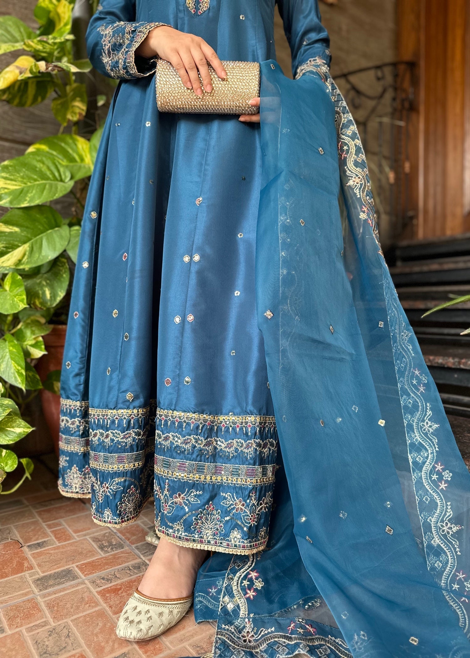 silk Maxi in Blue