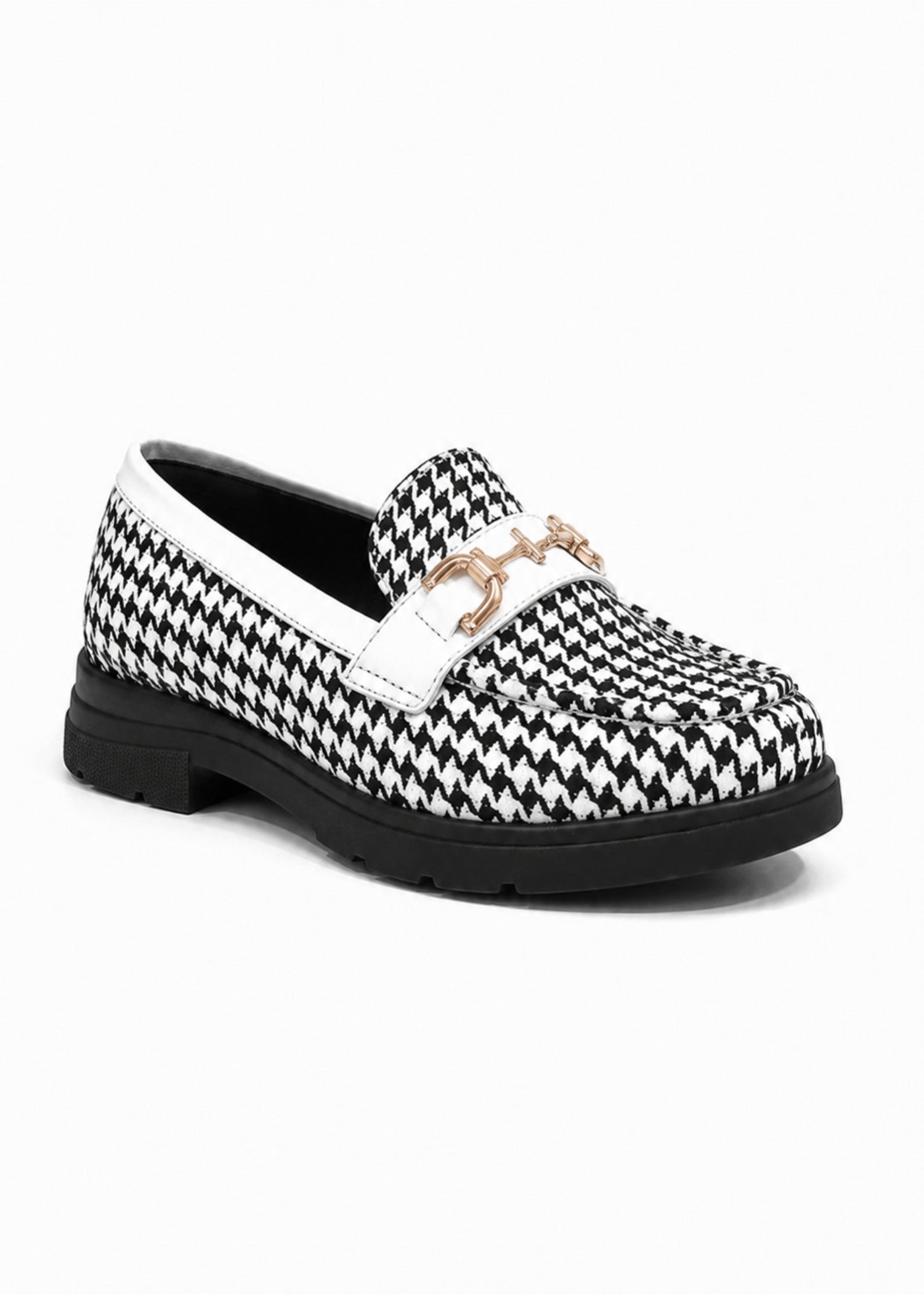 Loafers in Black, white by - High Quality Women Loafers BXU9173
