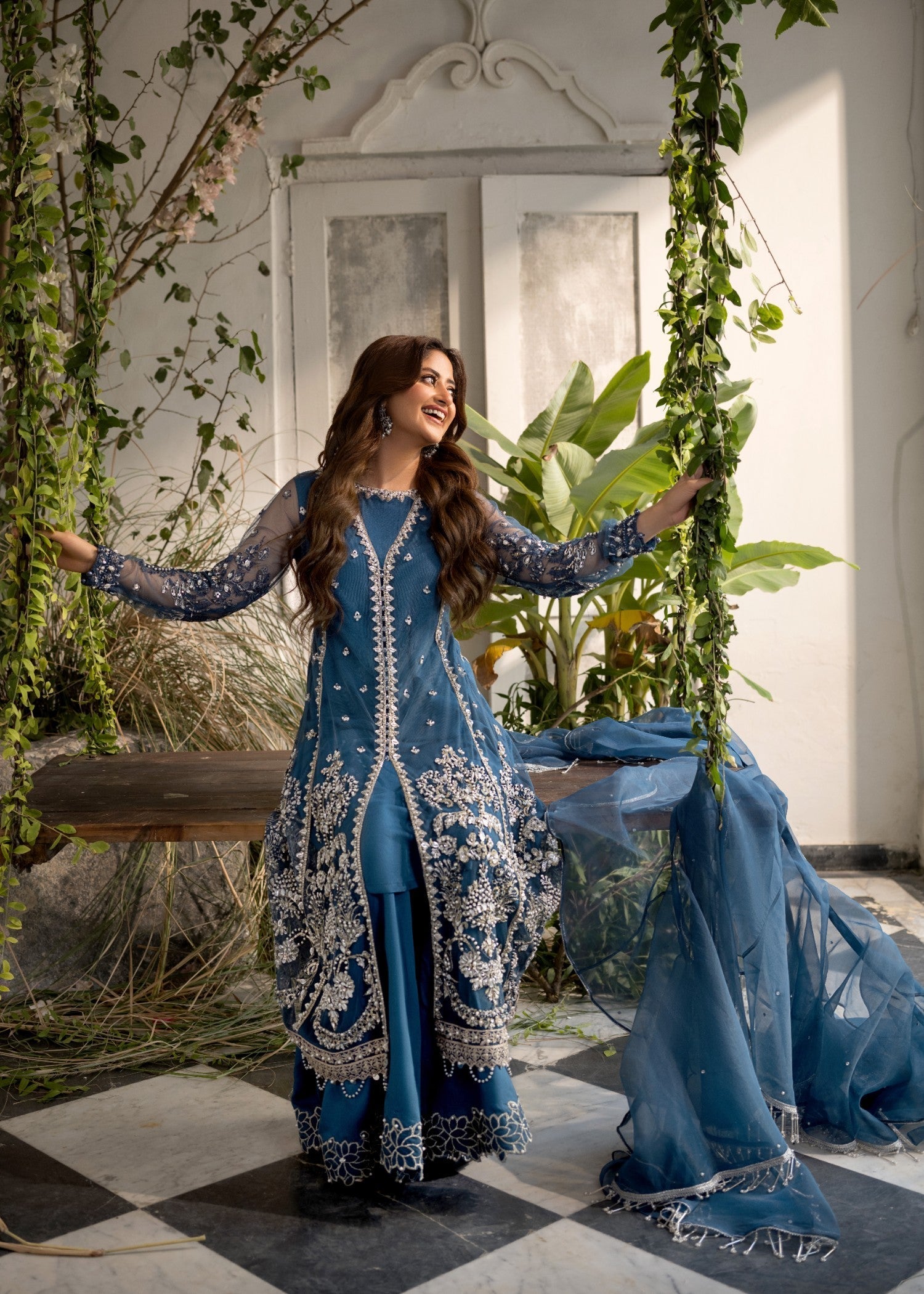 net Sharara in Teal