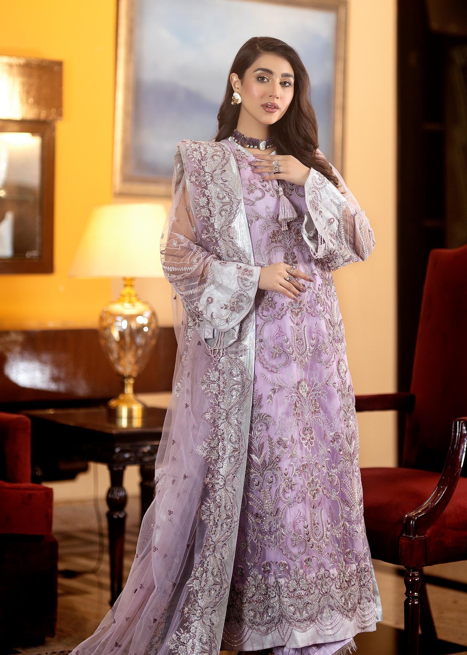net Unstitched in Lilac