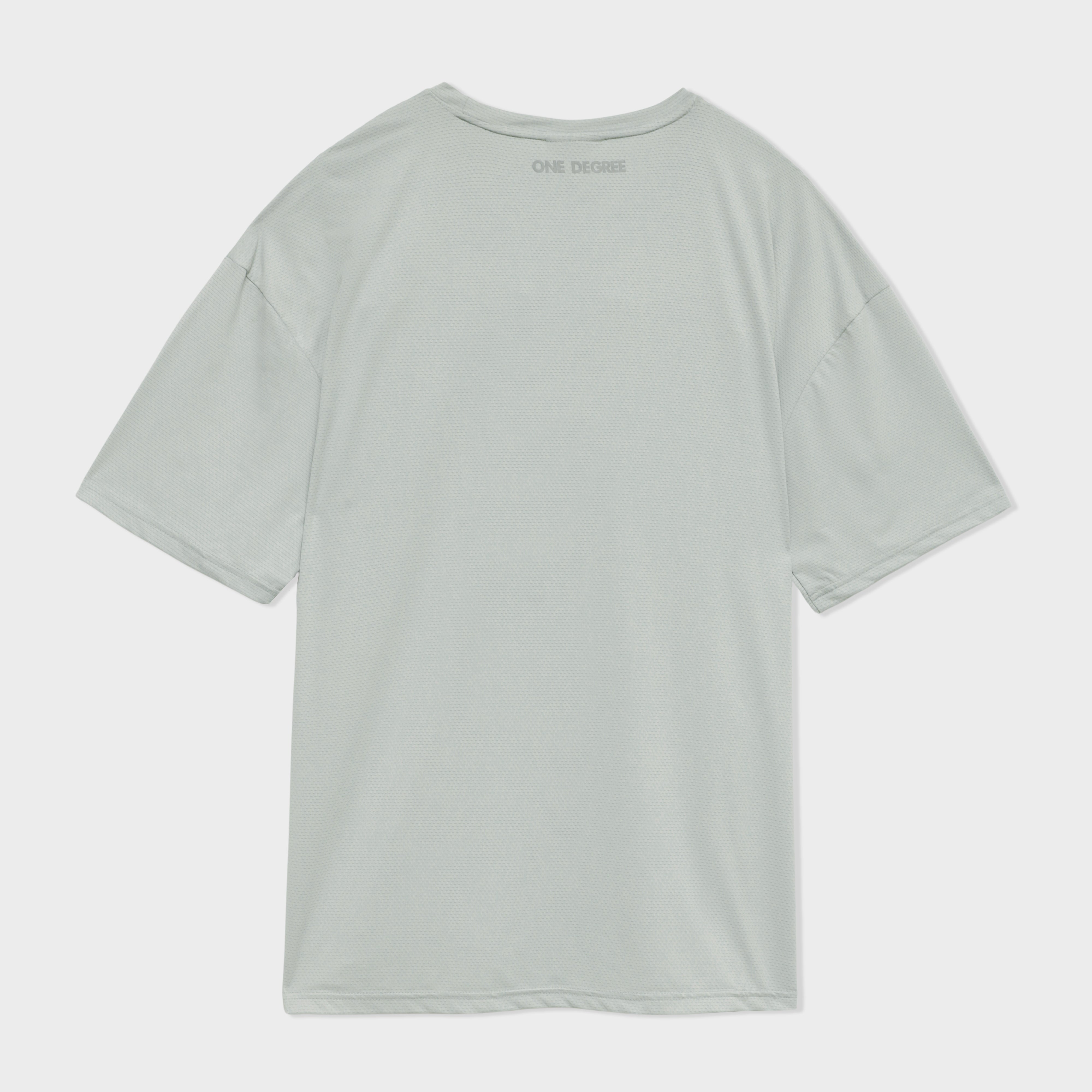 twill cotton T Shirt in Light grey