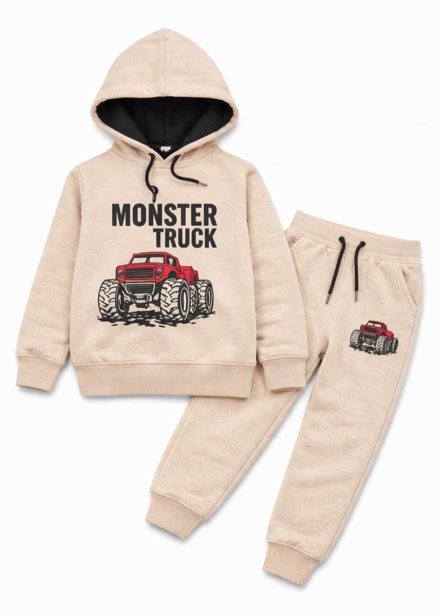 fleece Tracksuit in Cream