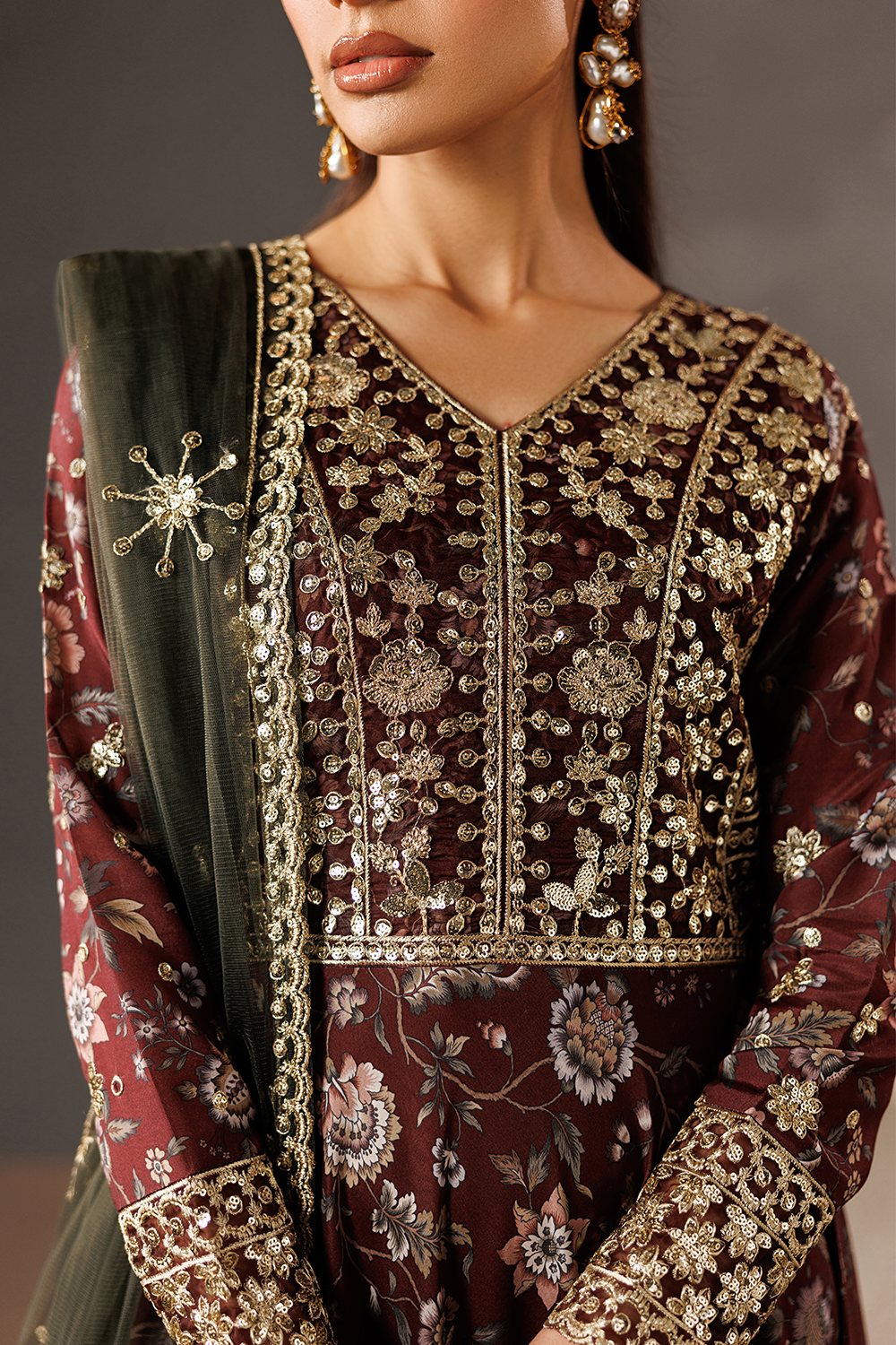 silk Maxi in Espresso brown