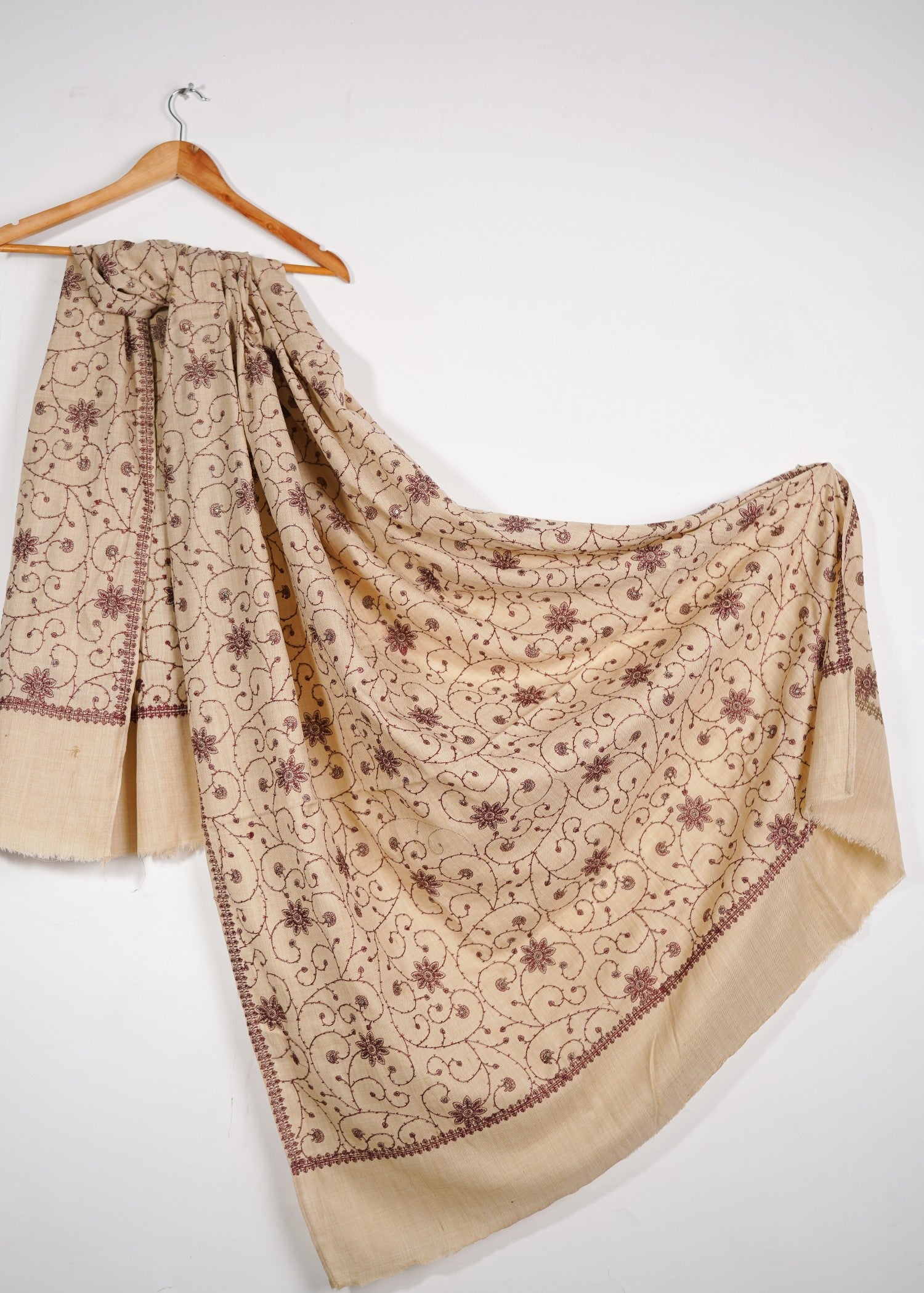 Shawl in Beige Color by - Trendy Women Shawl CRS9732