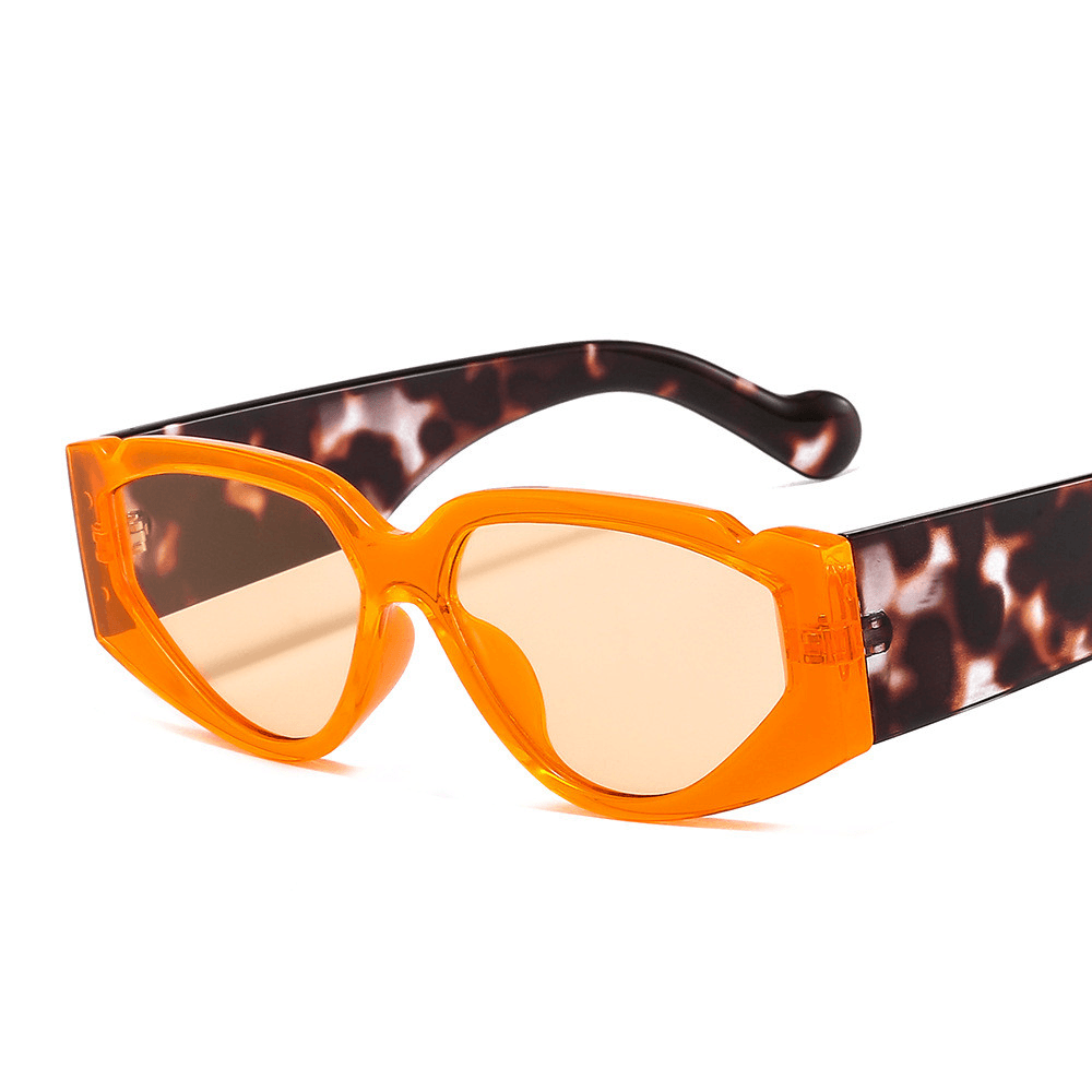 Personality Color Plastic Sunglasses, Trendy Sunglasses for Men and Women, Cross-Border Sunglasses