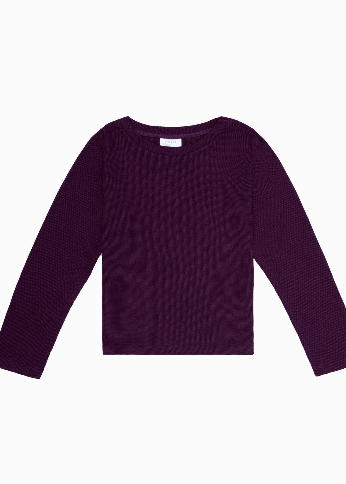 polyester Sweatshirt in Purple