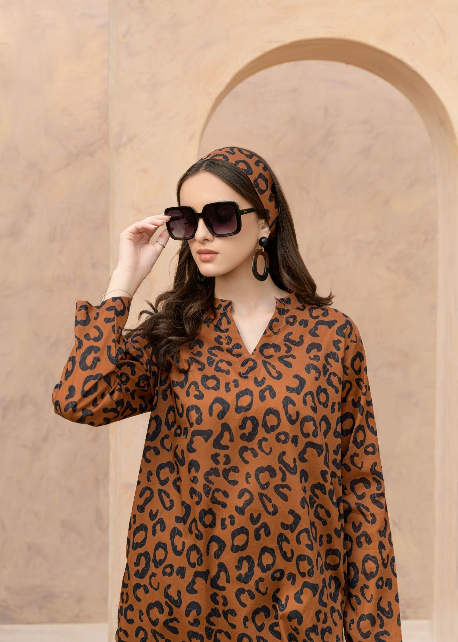 cambric Co ord Sets in Brown