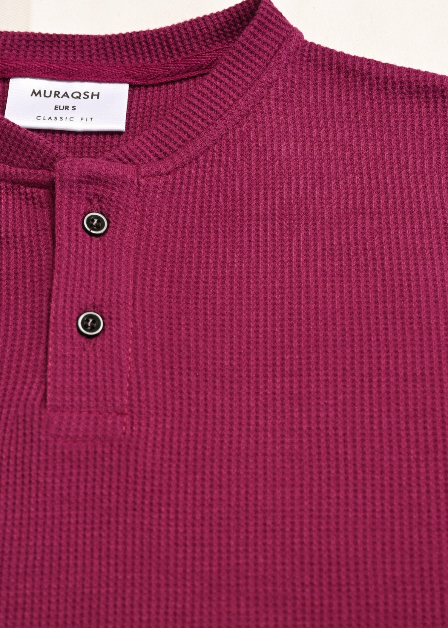 cotton T Shirt in Burgundy