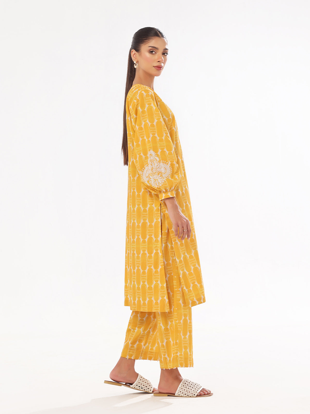 lawn Co Ord Sets in Mustard
