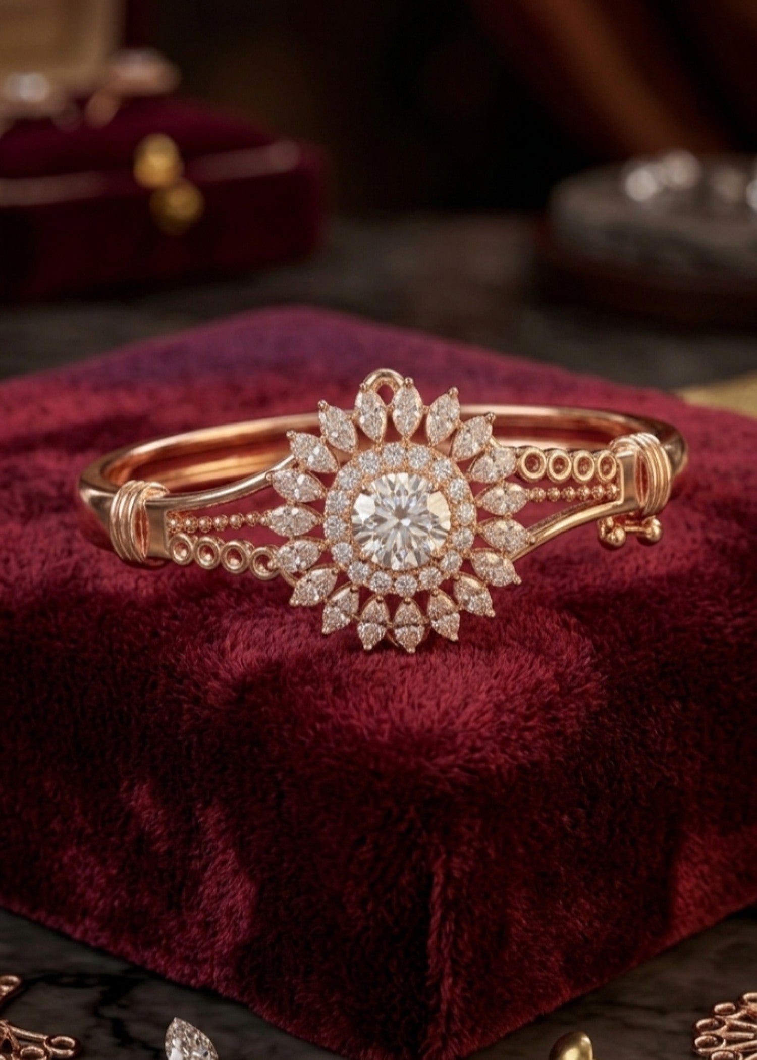 Bracelet in Gold Color by - Trendy Women Bracelet XTL9657