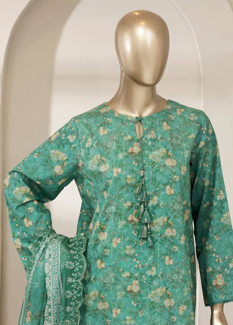 Stitched Laserkari Lawn – 2
