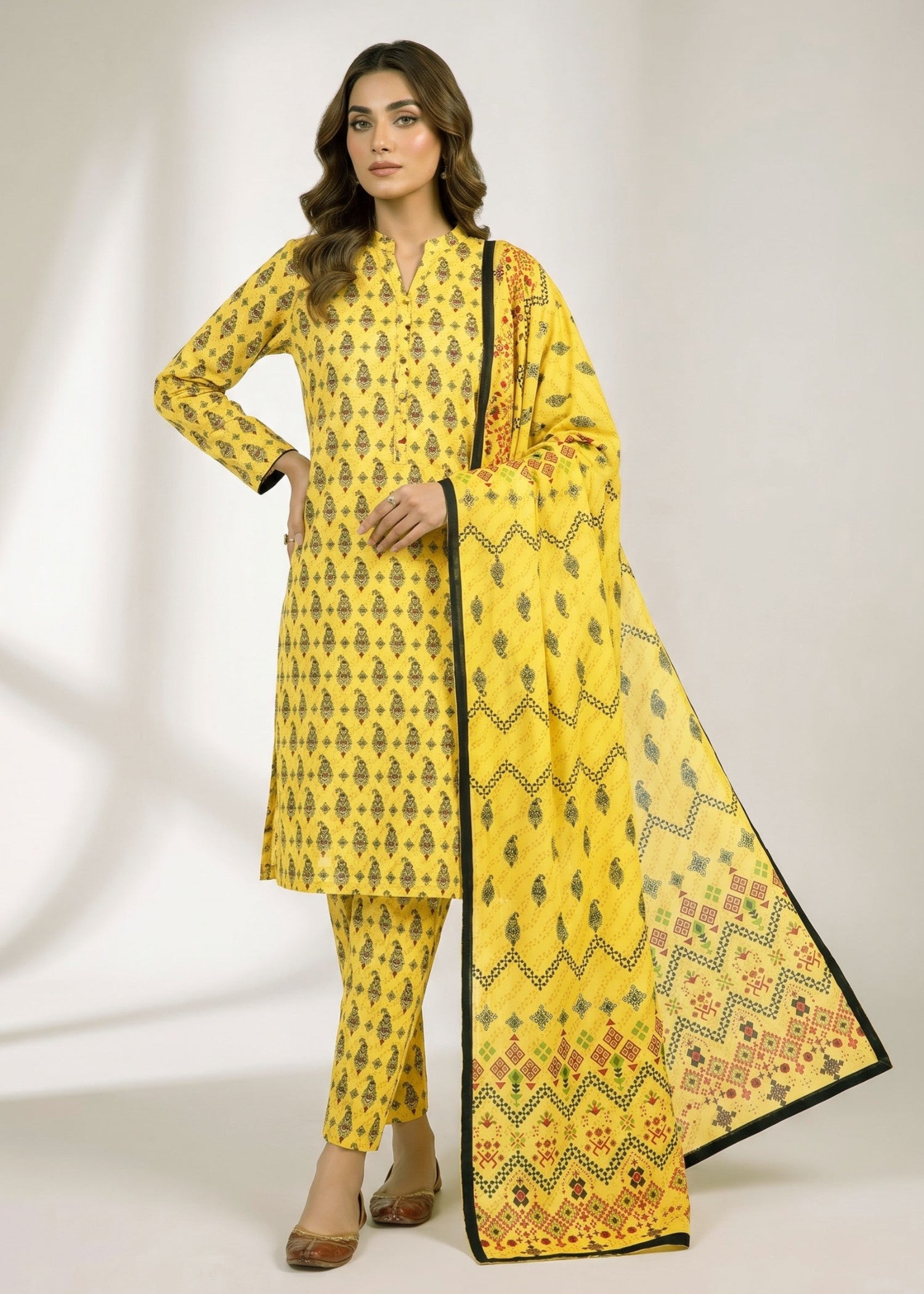 lawn Unstitched in Bumblebee