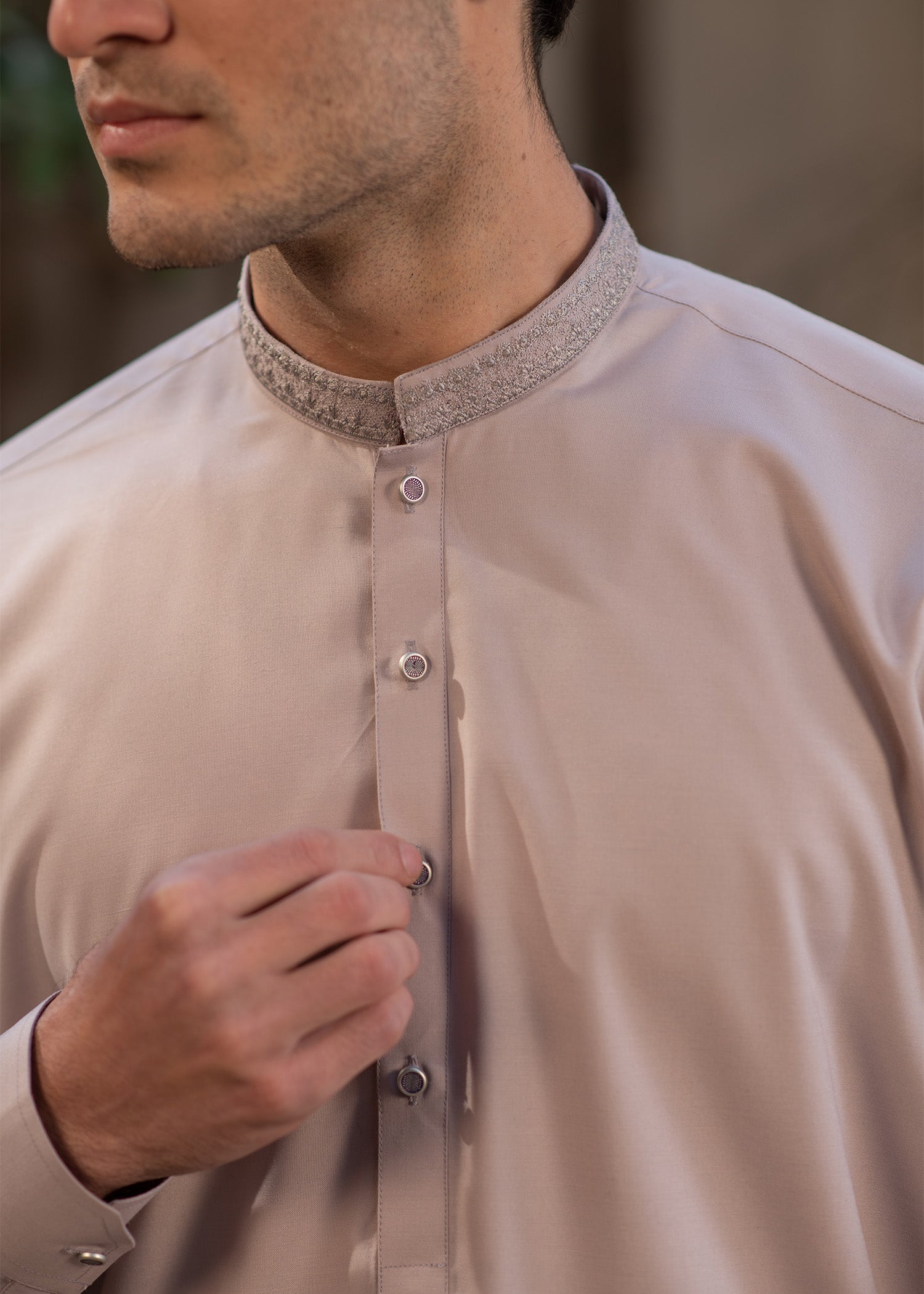 wash & wear Shalwar Kameez in Baby pink by Buraq