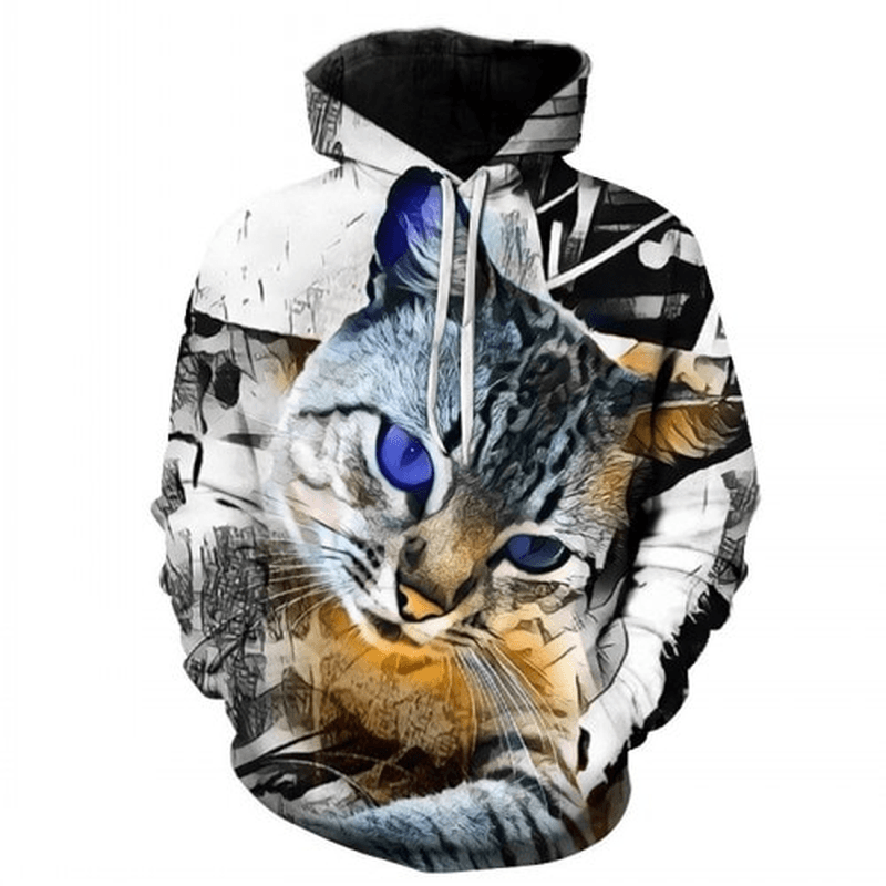 3D Digital Printing plus Size Couple Sweater