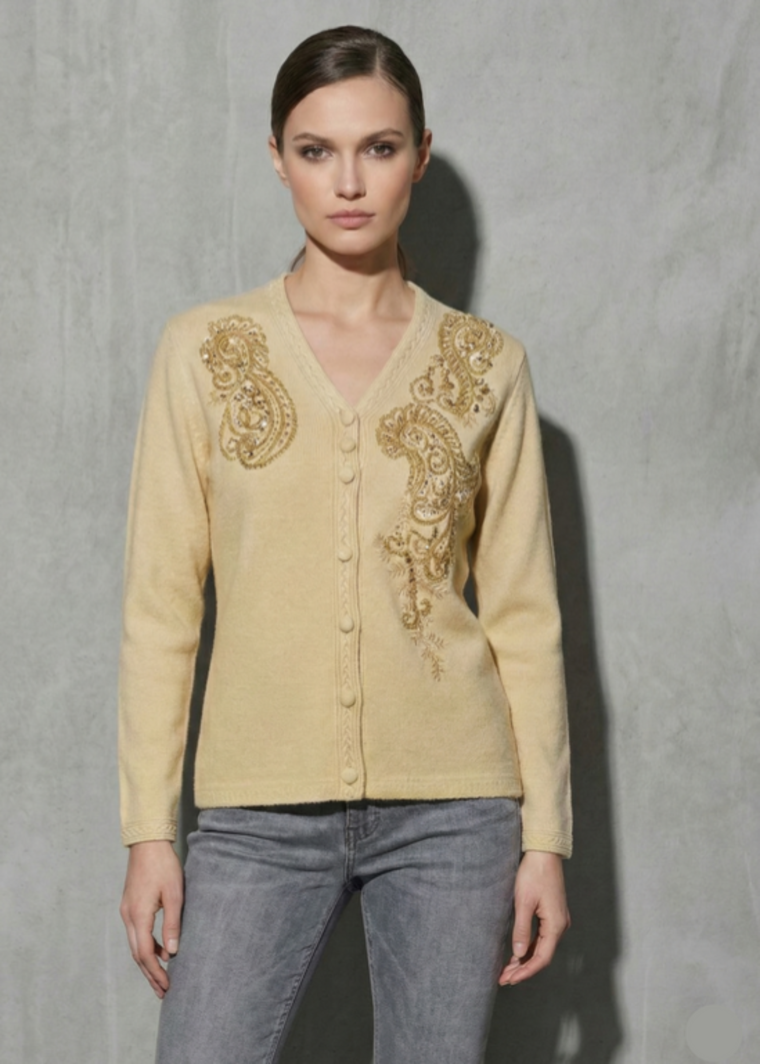 wool Sweater in Beige