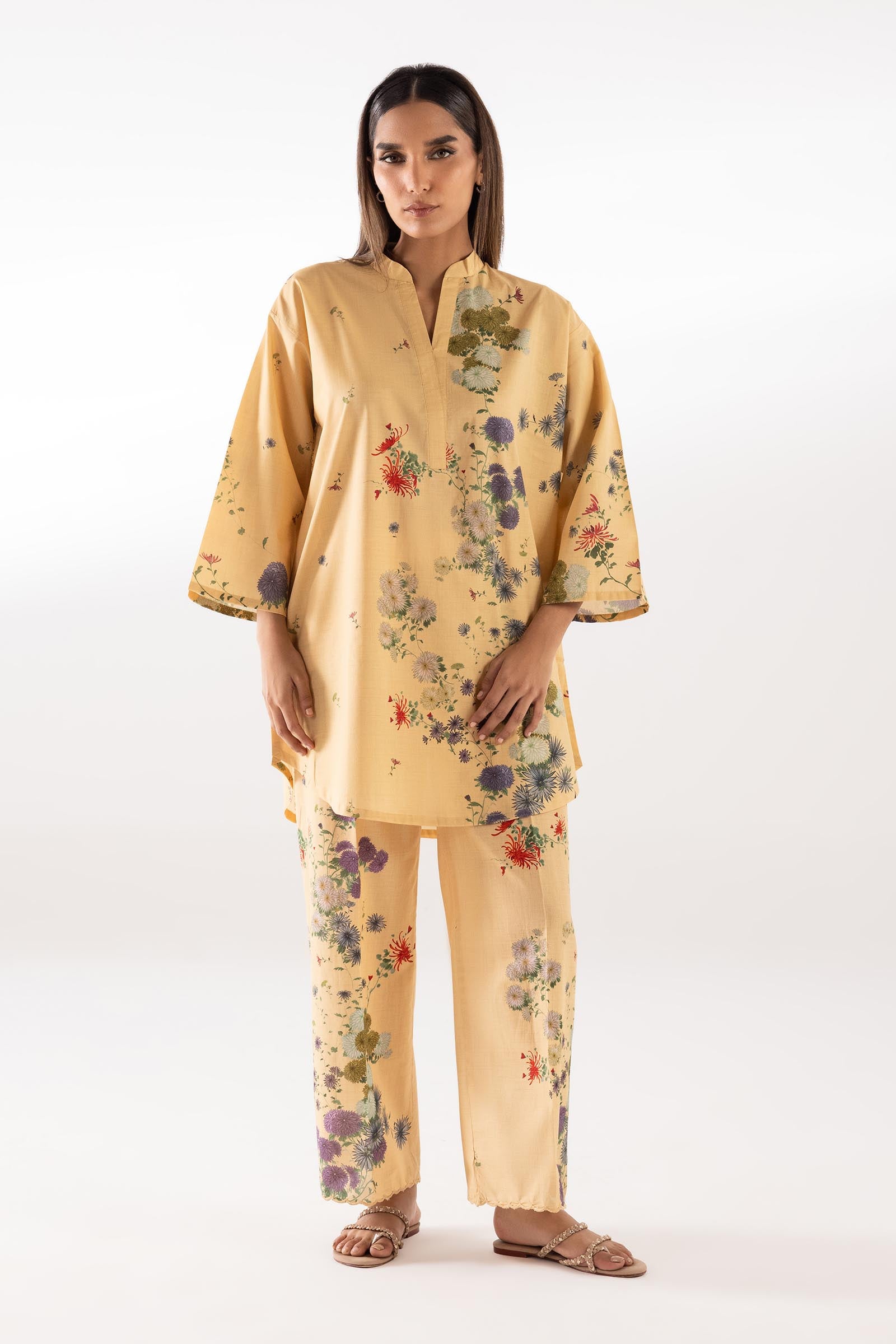 lawn Co Ord Sets in Cream