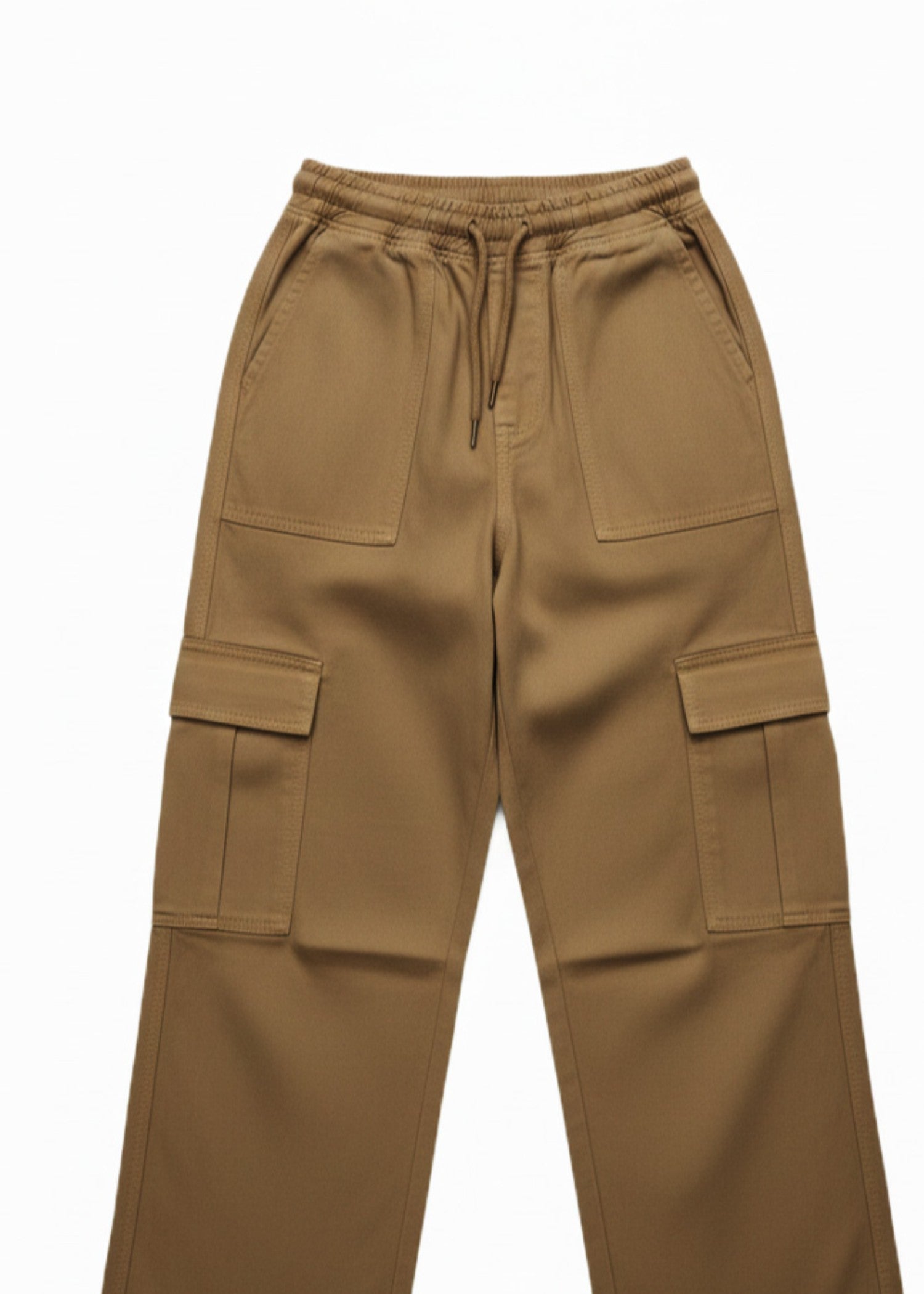 denim Trousers in Earth brown