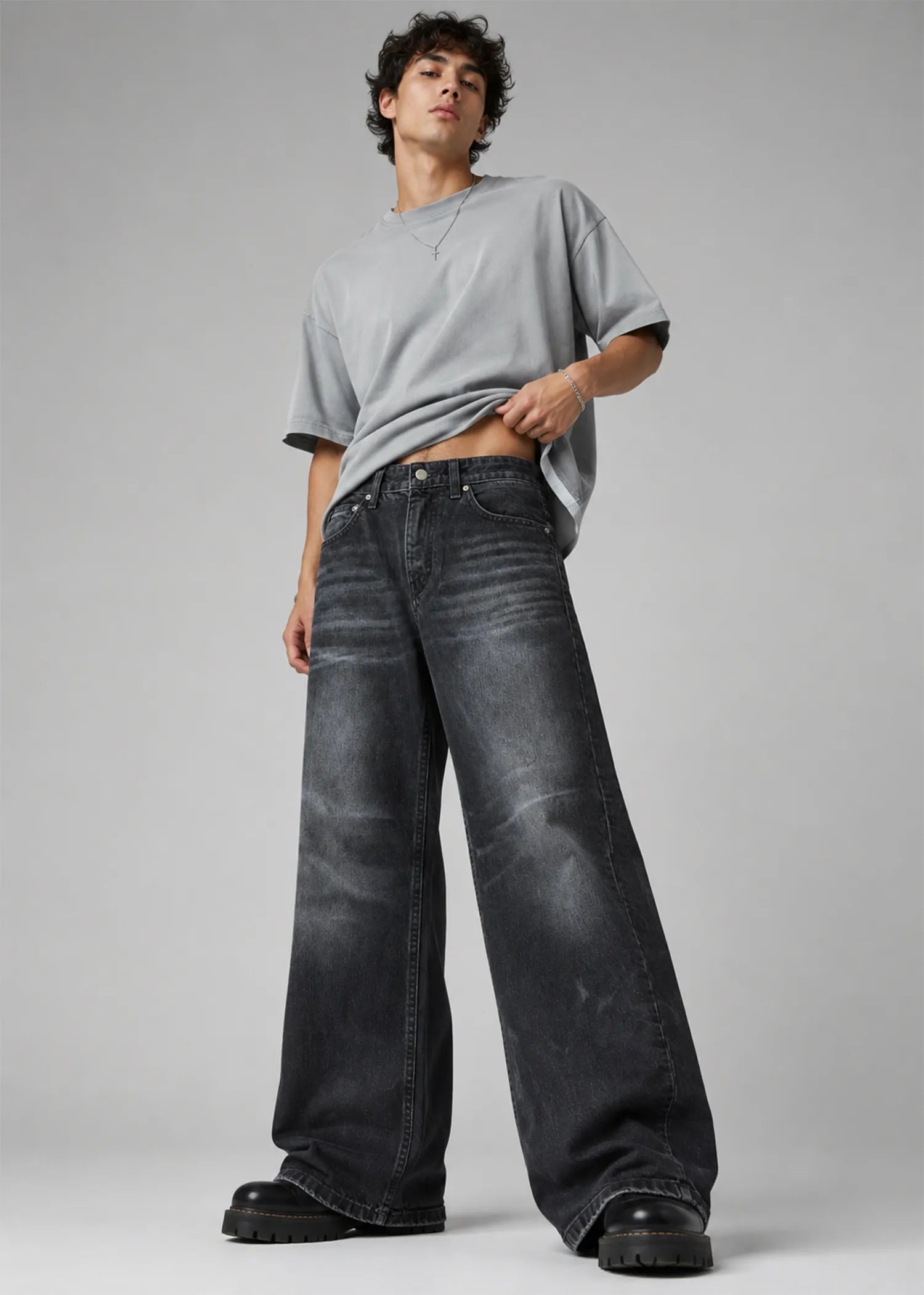 denim Jeans in Stone grey