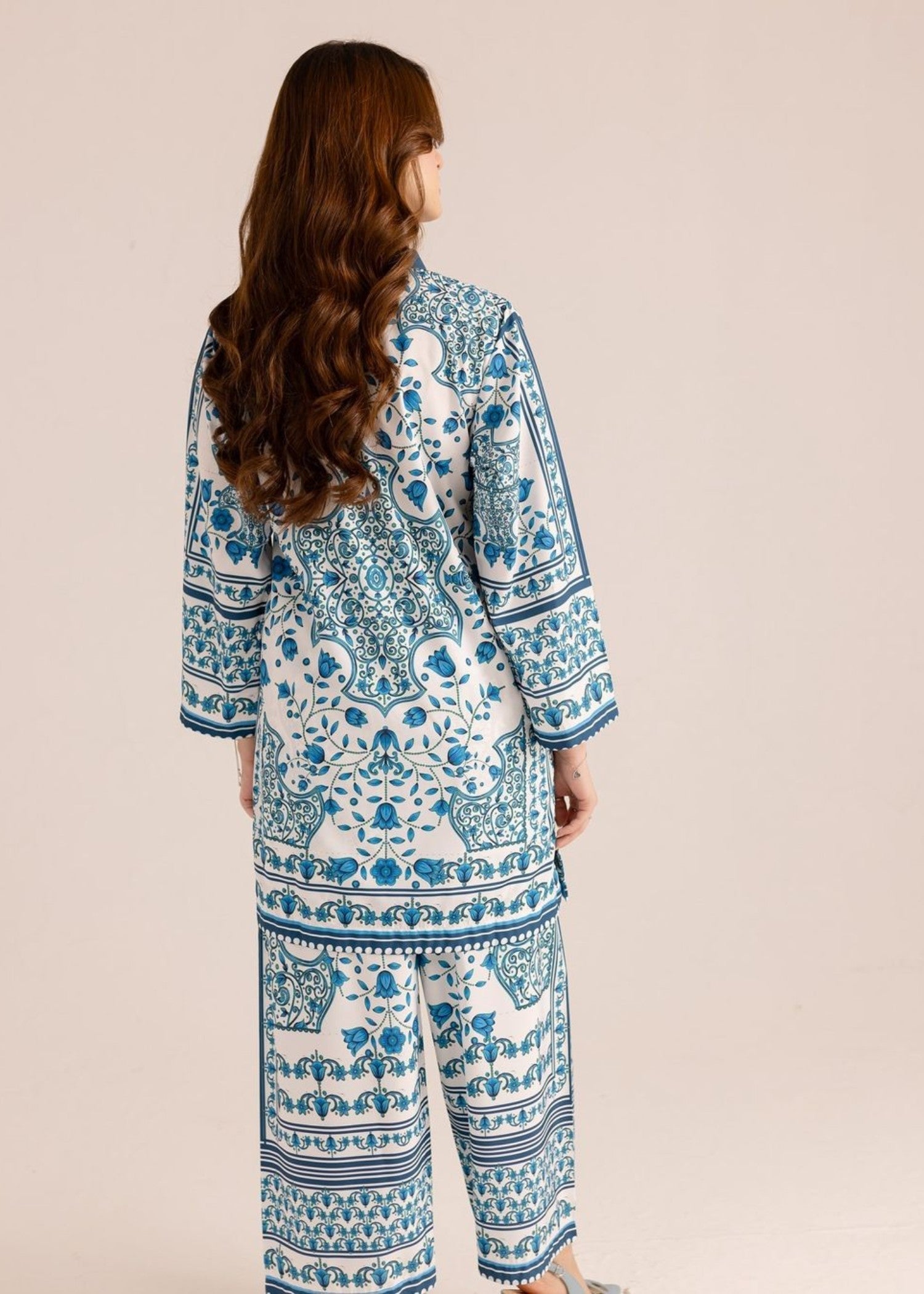 silk grip Co Ord Sets in Blue