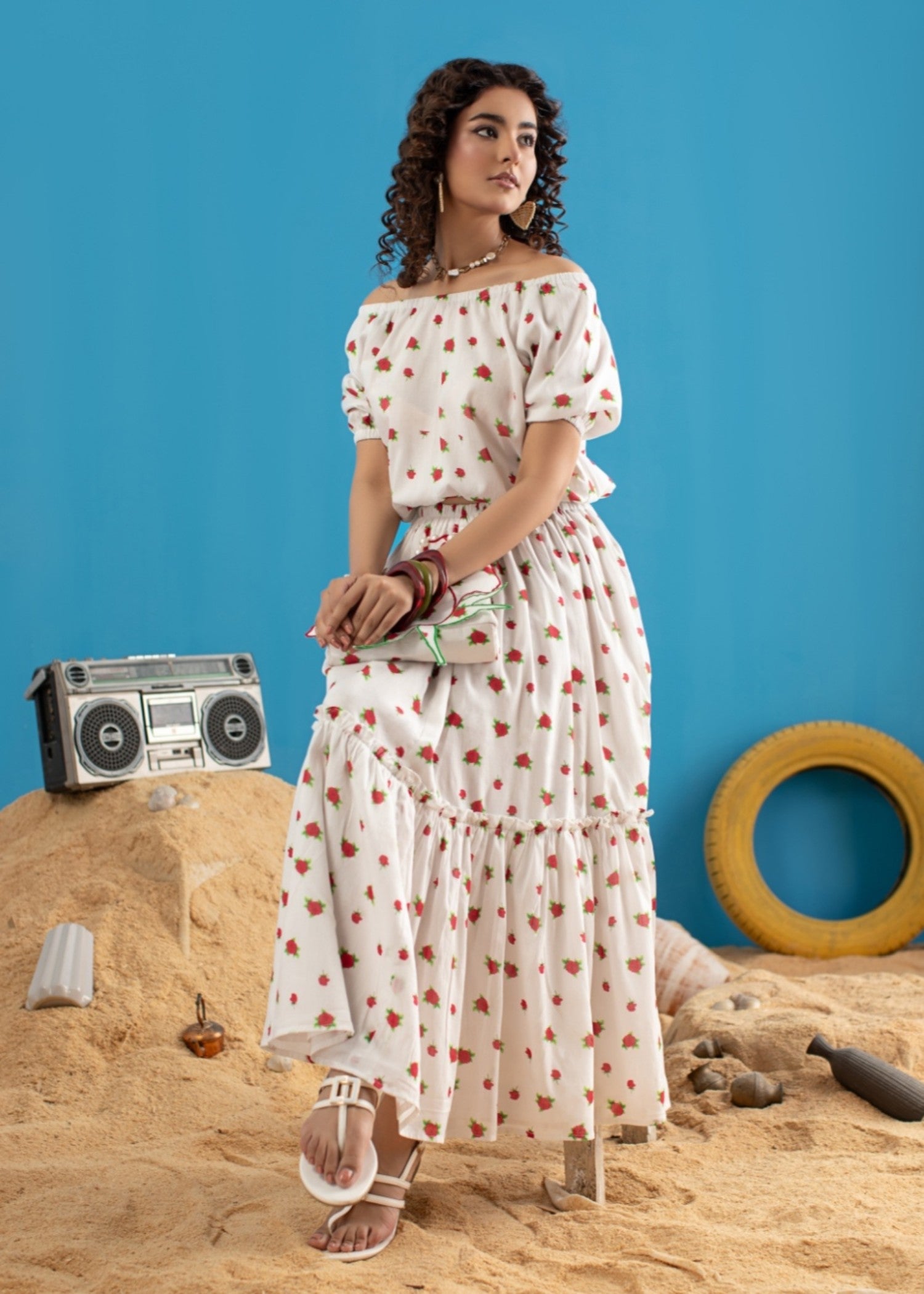 lawn Skirt in White