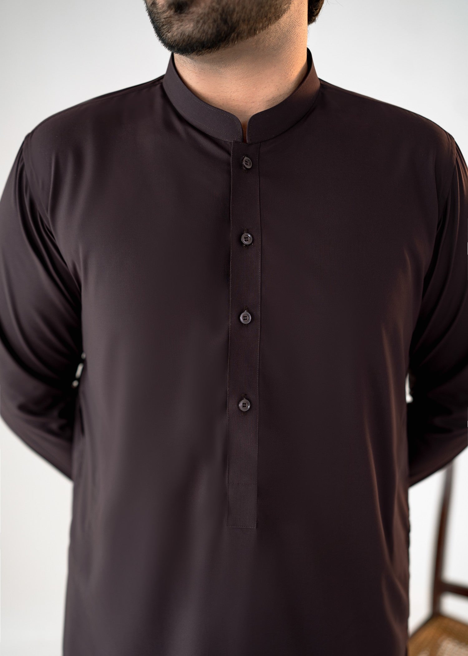 wash & wear Shalwar Kameez in Rosewood