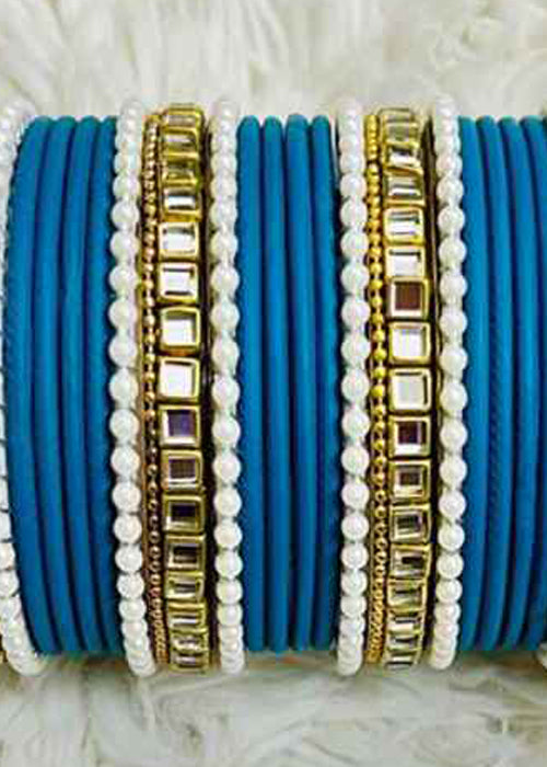 Bangles in Royal blue Color by - Trendy Women Bangles YQK5846